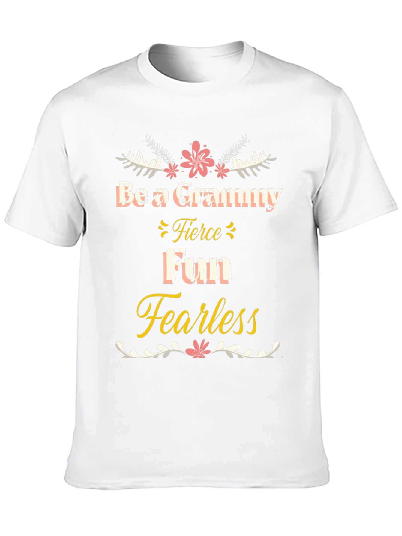 Grammy Fierce Fun Fearless Black T-Shirt