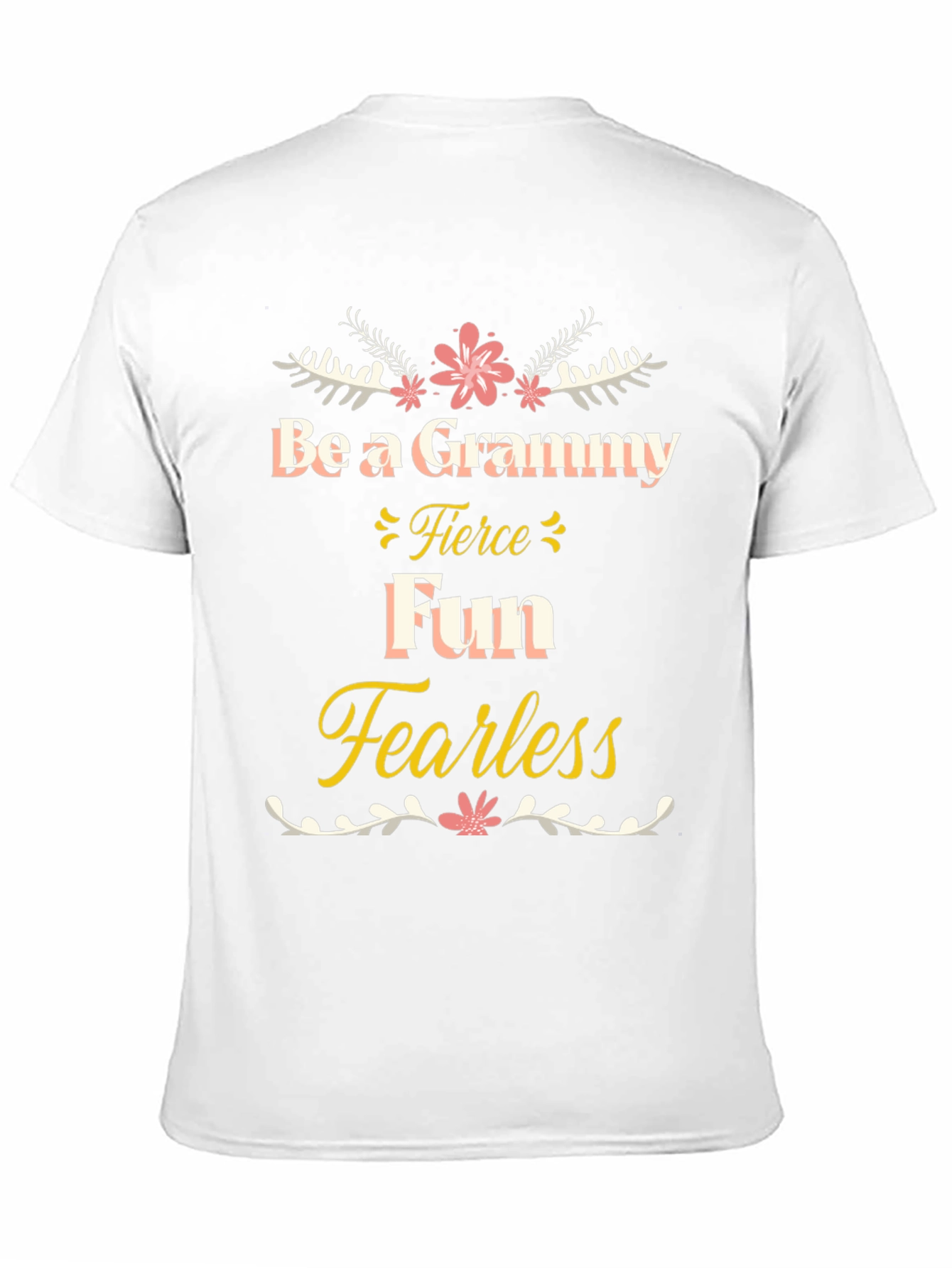 Grammy Fierce Fun Fearless Black T-Shirt