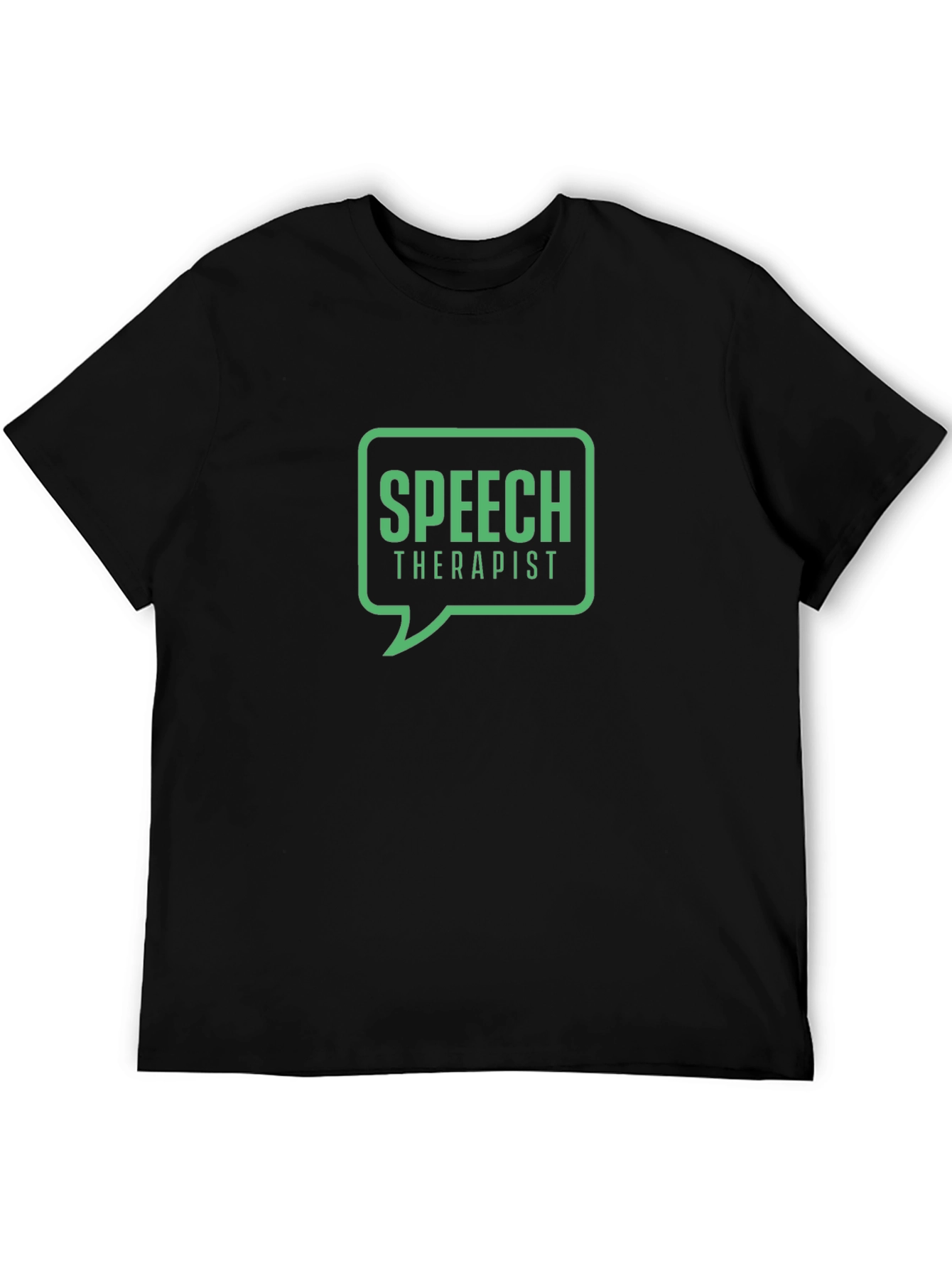 Speech Therapist Graphic T-Shirt - Black