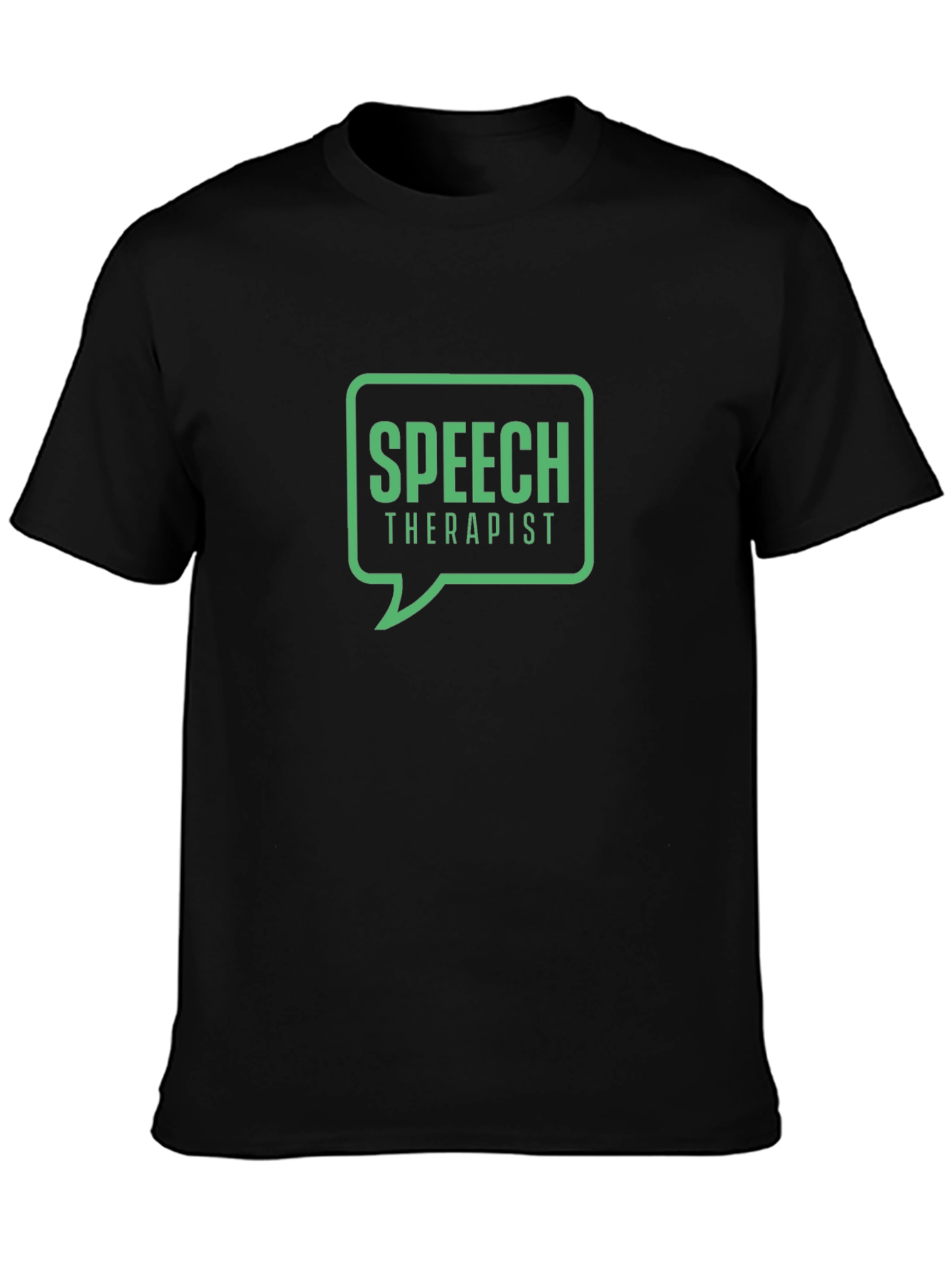 Speech Therapist Graphic T-Shirt - Black