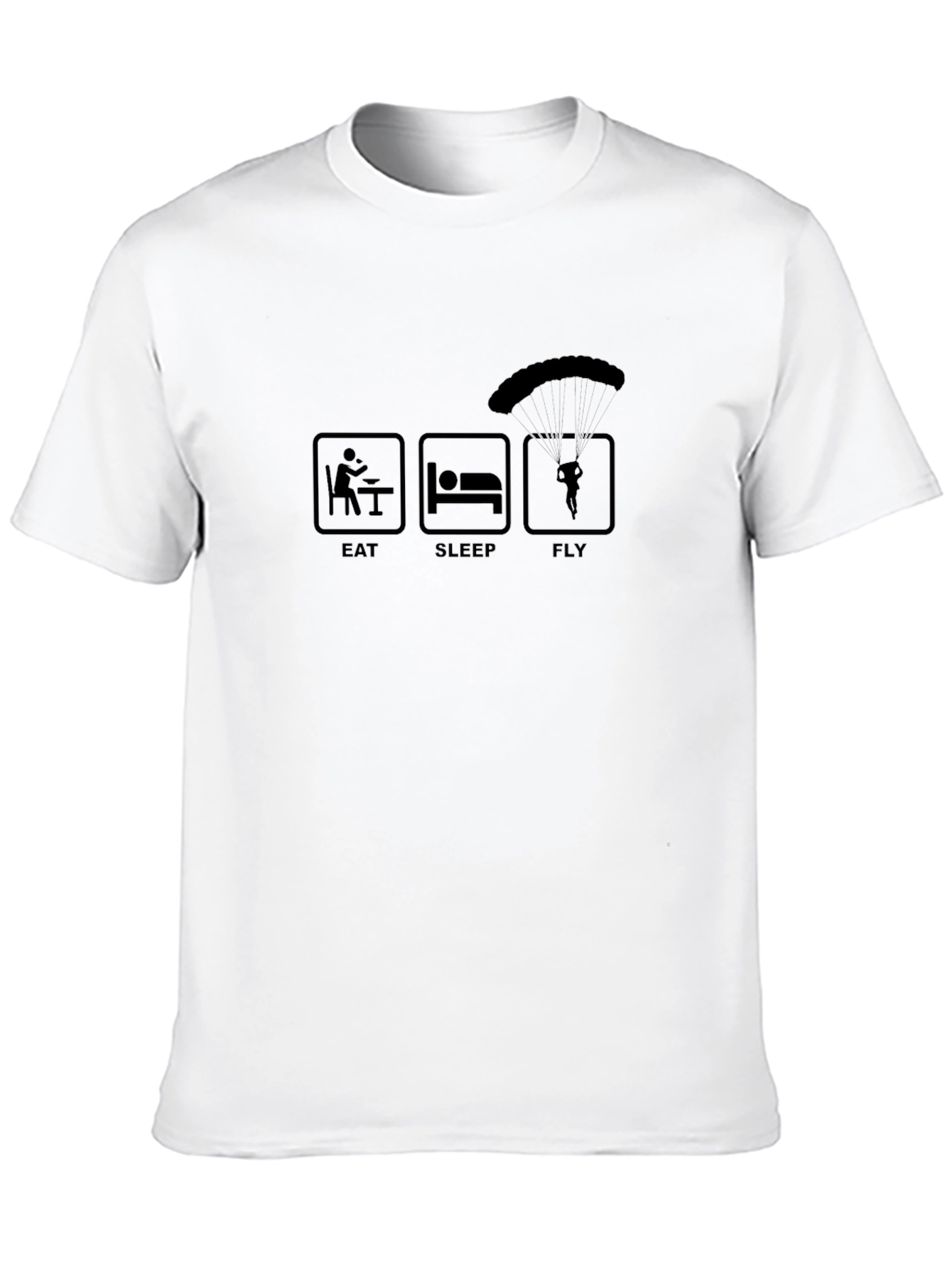 Eat Sleep Fly T-Shirt - Skydiver Gift