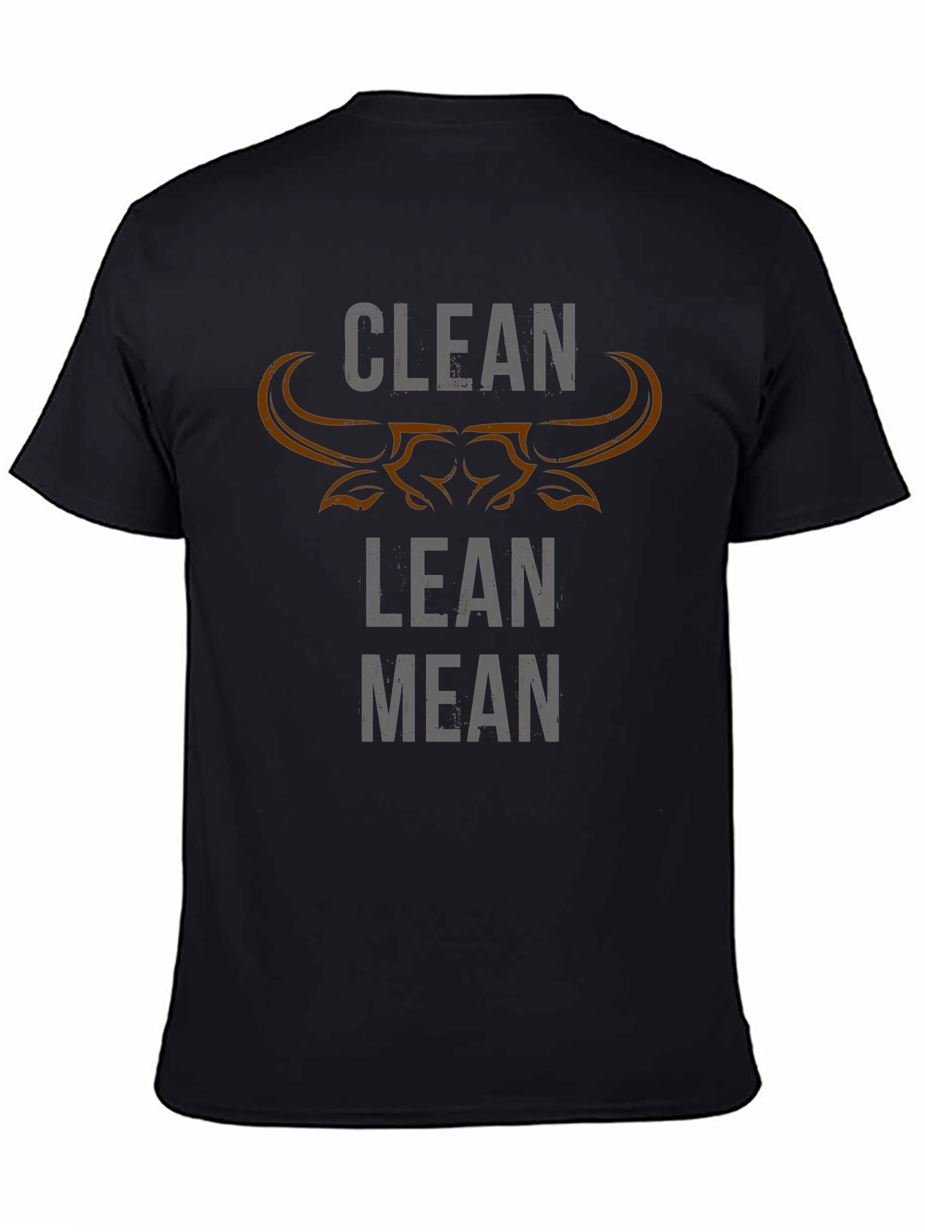 Clean Lean Mean Bull Graphic T-Shirt