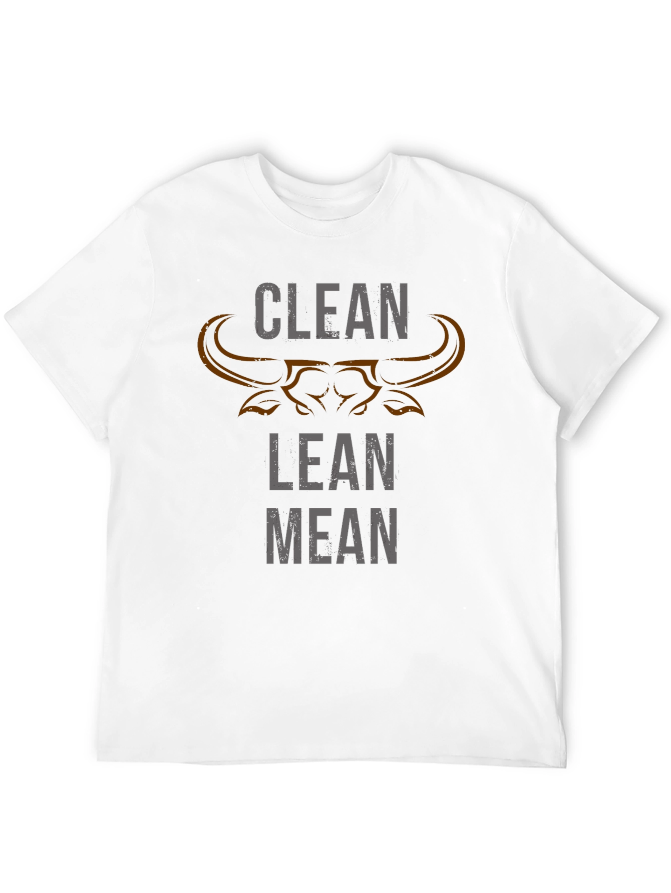 Clean Lean Mean Bull Graphic T-Shirt