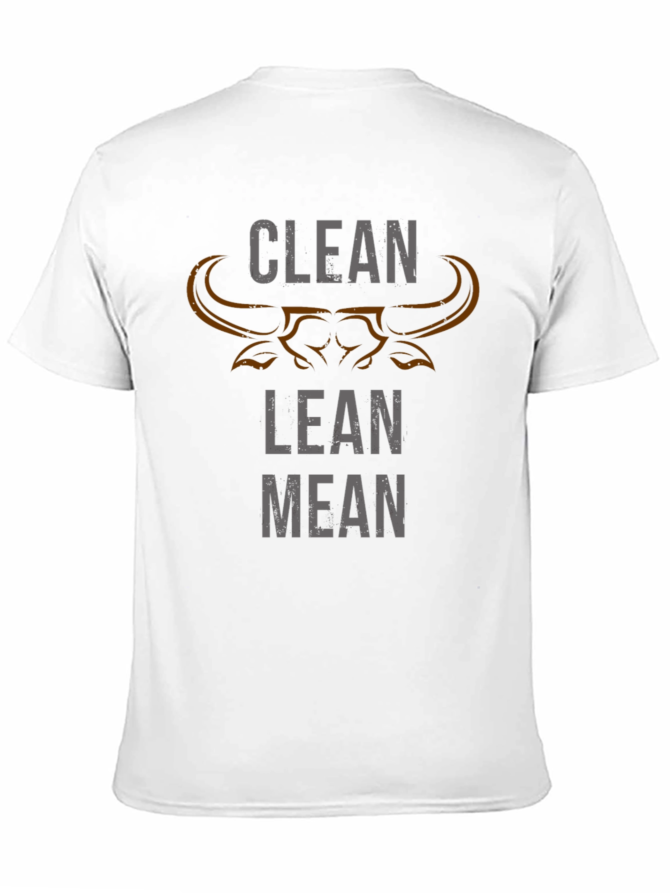 Clean Lean Mean Bull Graphic T-Shirt