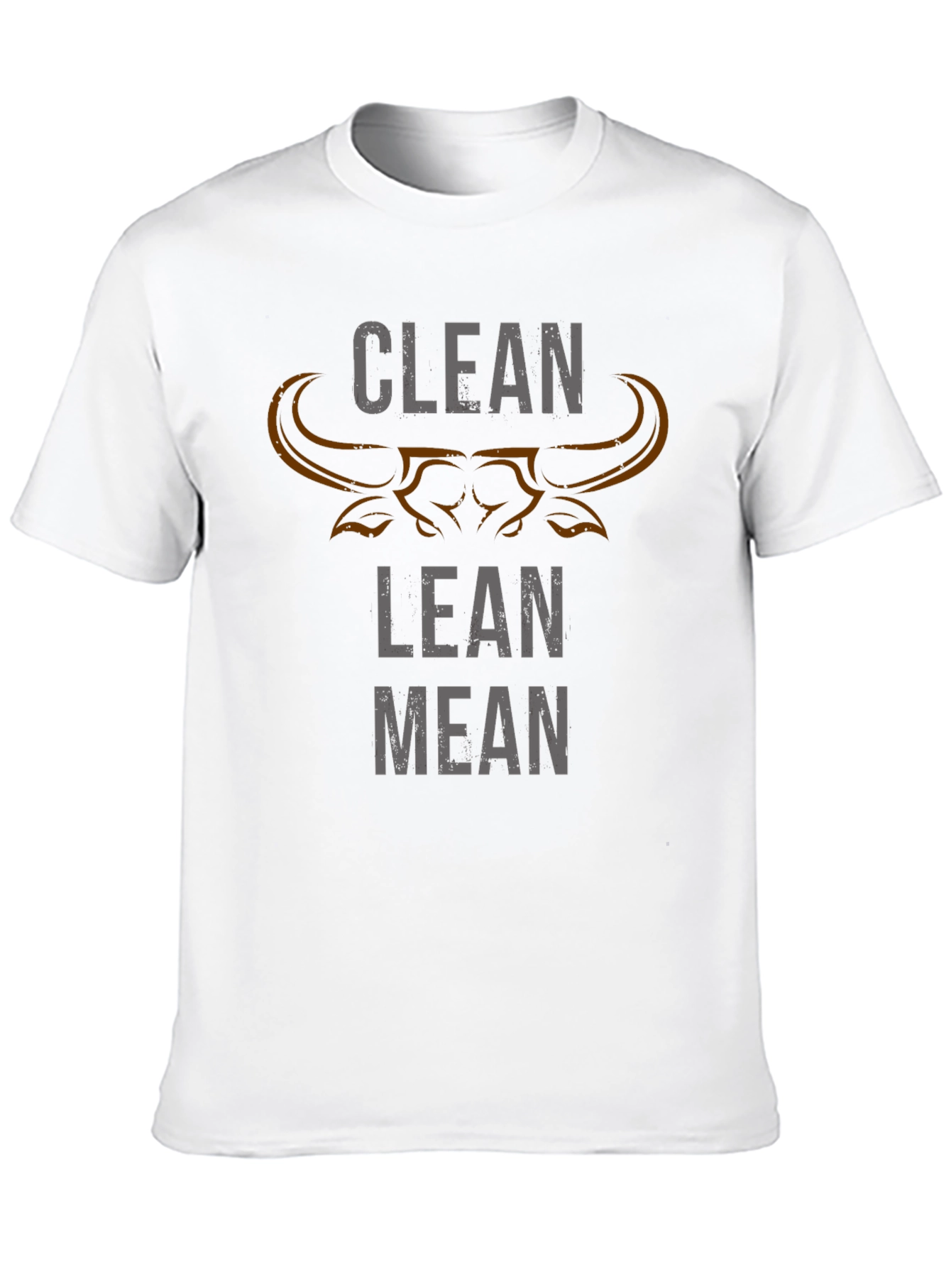 Clean Lean Mean Bull Graphic T-Shirt