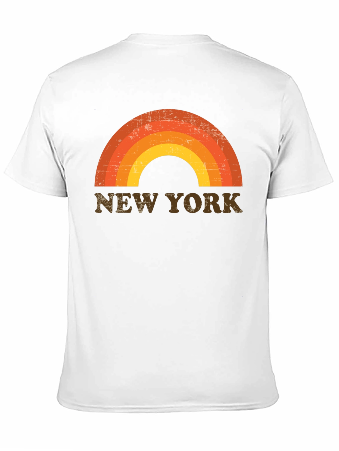 Retro New York Rainbow Graphic Tee