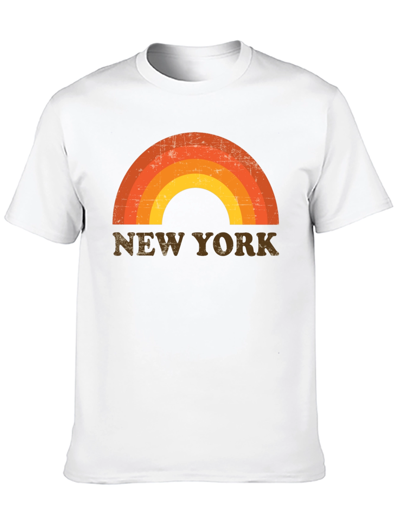 Retro New York Rainbow Graphic Tee
