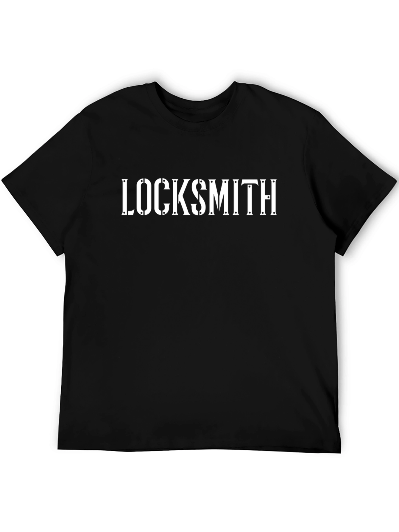 Locksmith Graphic Print Black T-Shirt