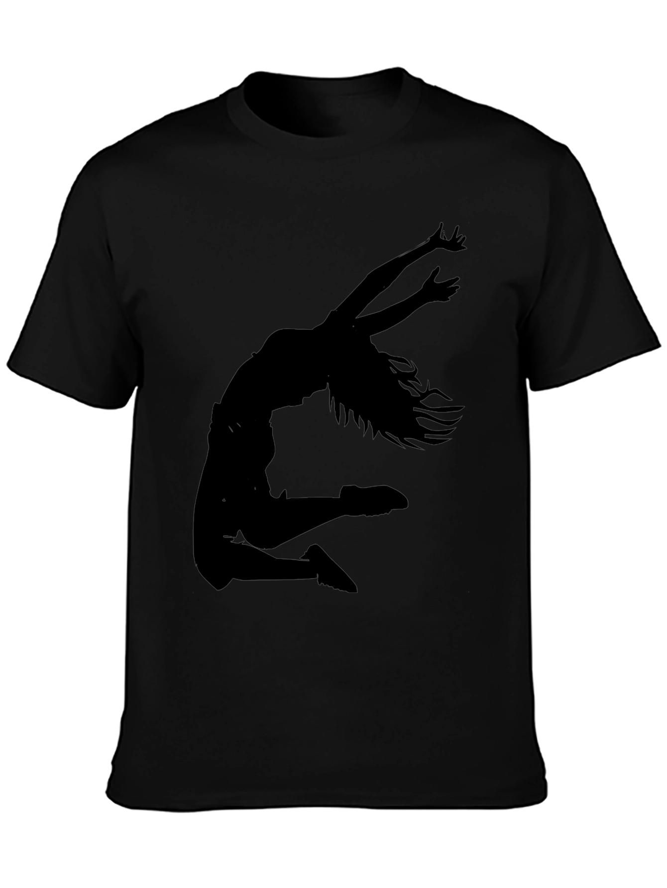 Dancing Silhouette Black Graphic Tee