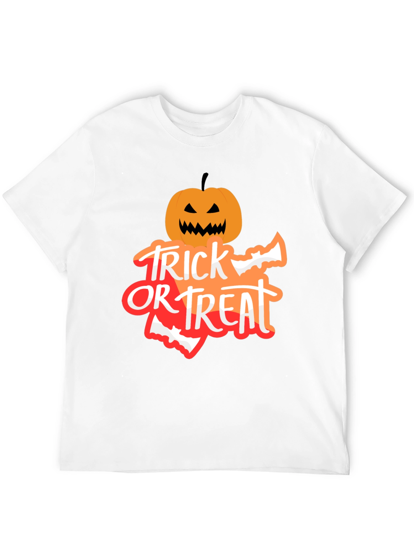 Trick or Treat Halloween T-Shirt - Pumpkin Design