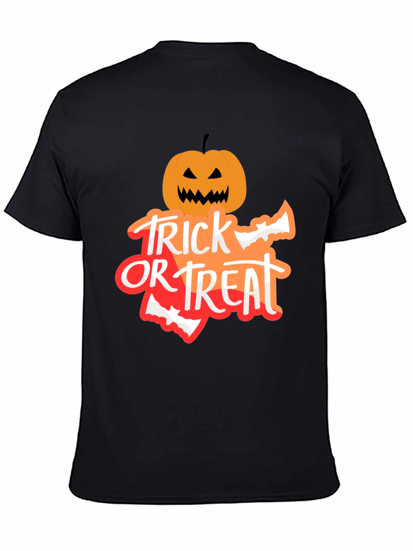 Trick or Treat Halloween T-Shirt - Pumpkin Design