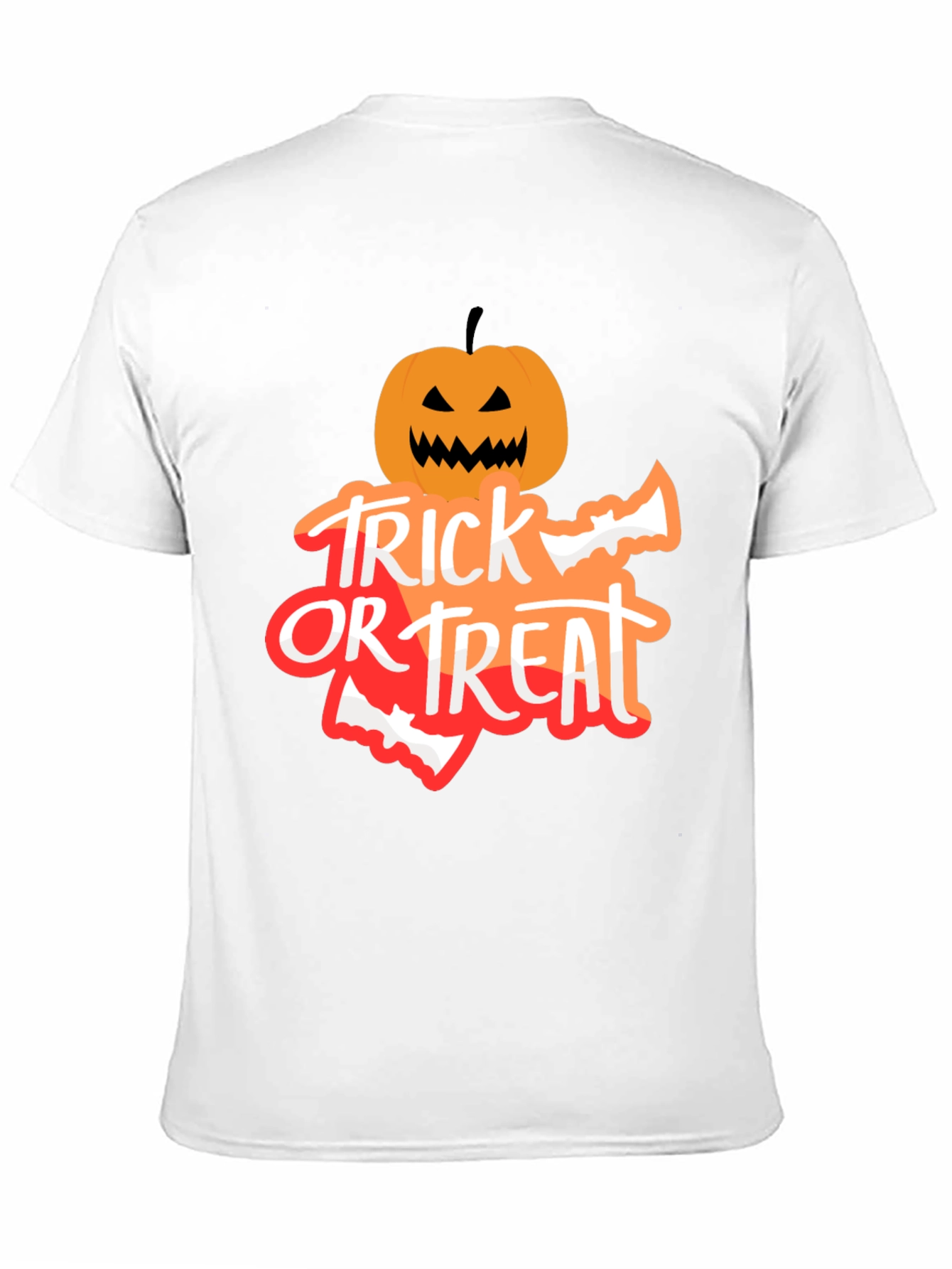 Trick or Treat Halloween T-Shirt - Pumpkin Design