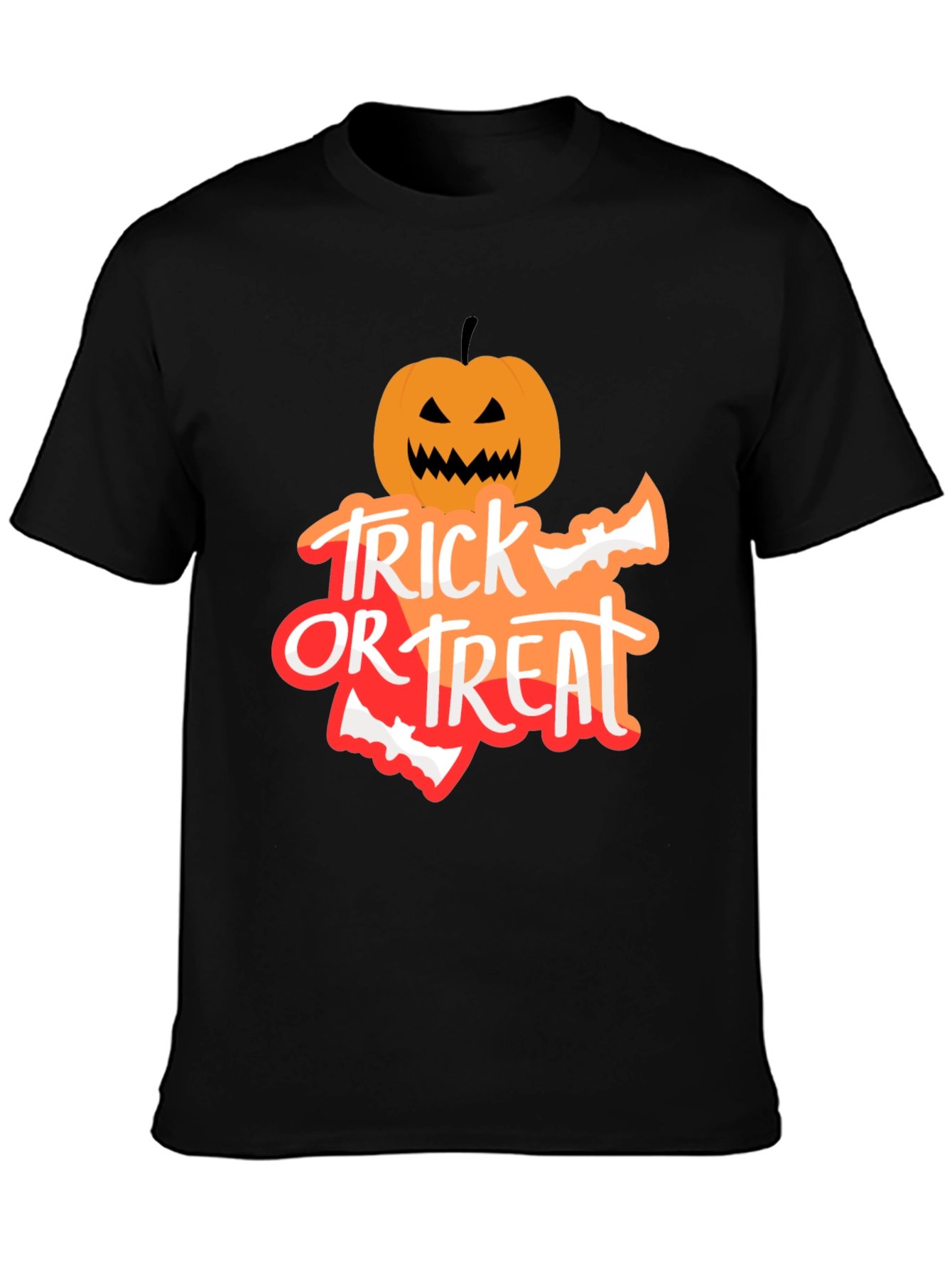 Trick or Treat Halloween T-Shirt - Pumpkin Design
