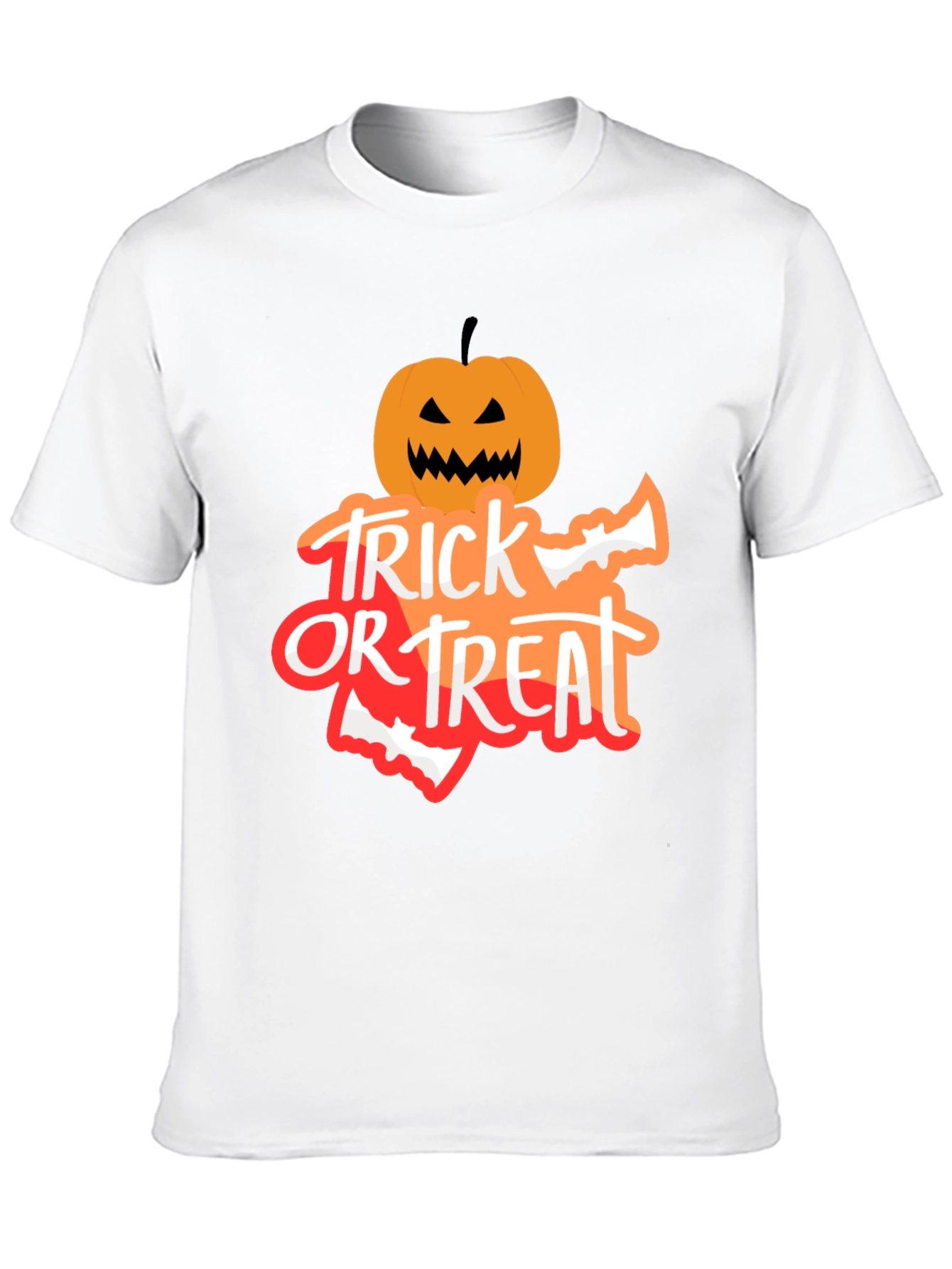 Trick or Treat Halloween T-Shirt - Pumpkin Design