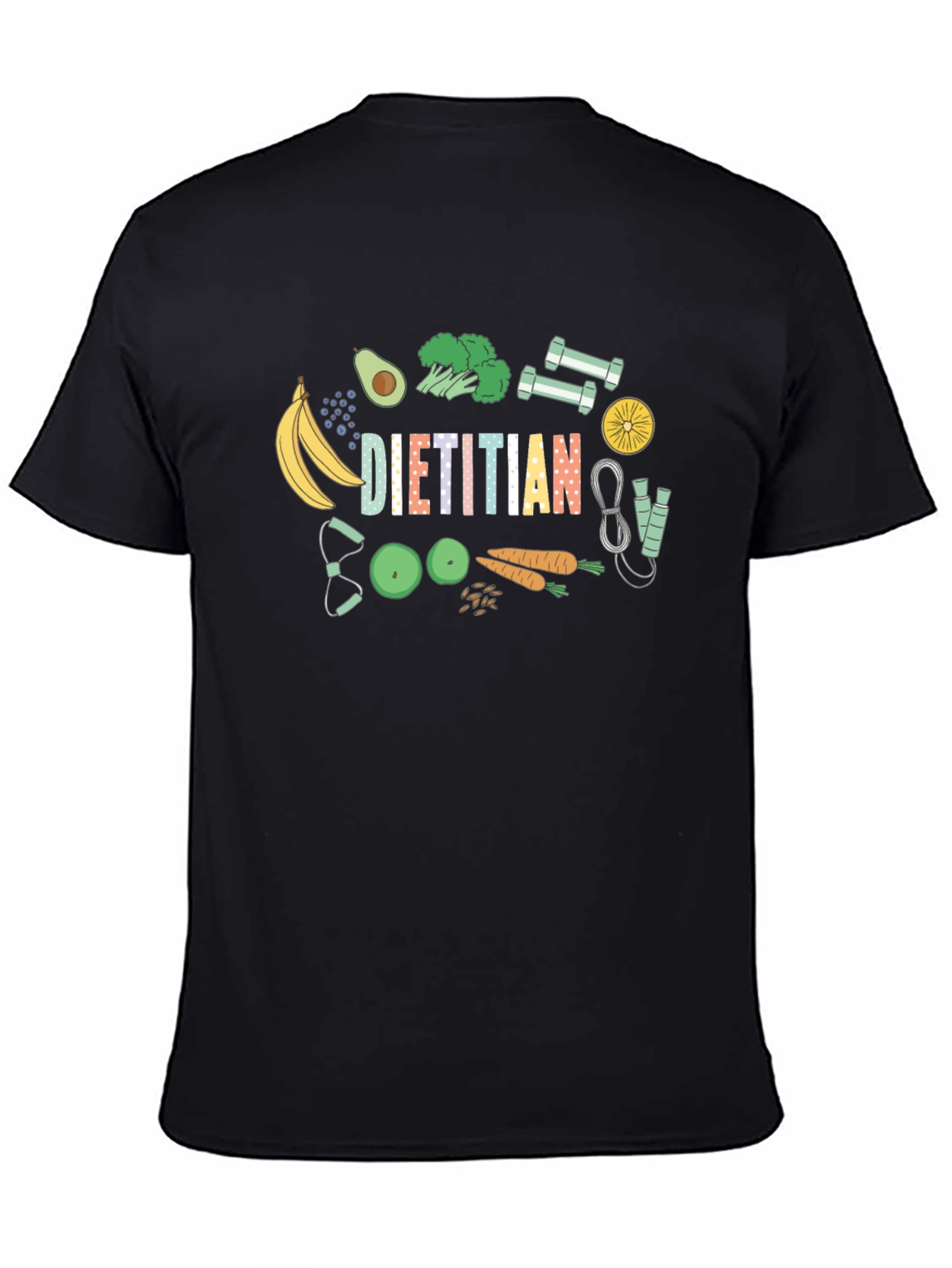 Dietitian Graphic Tee - Healthy Lifestyle T-Shirt