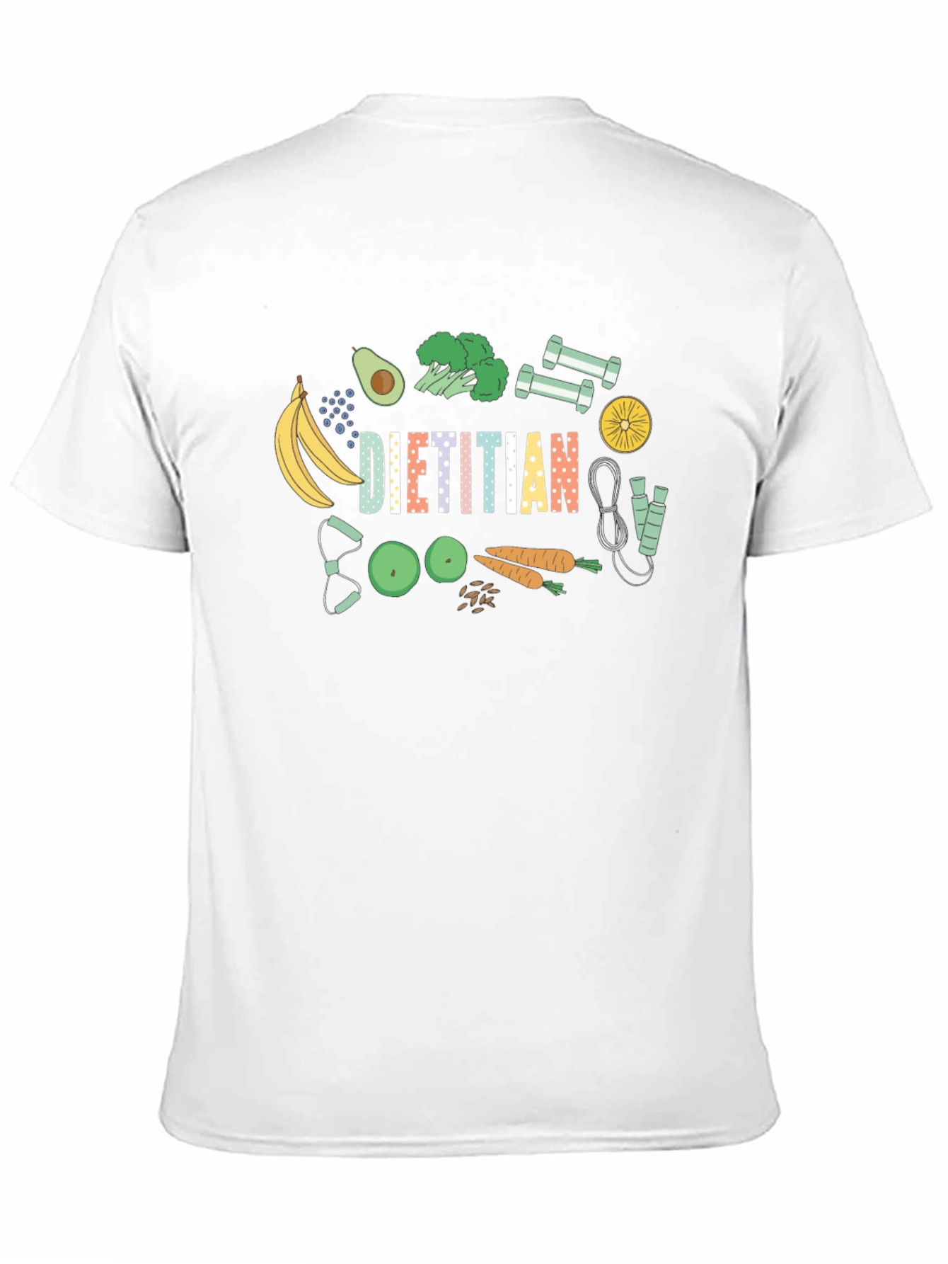 Dietitian Graphic Tee - Healthy Lifestyle T-Shirt