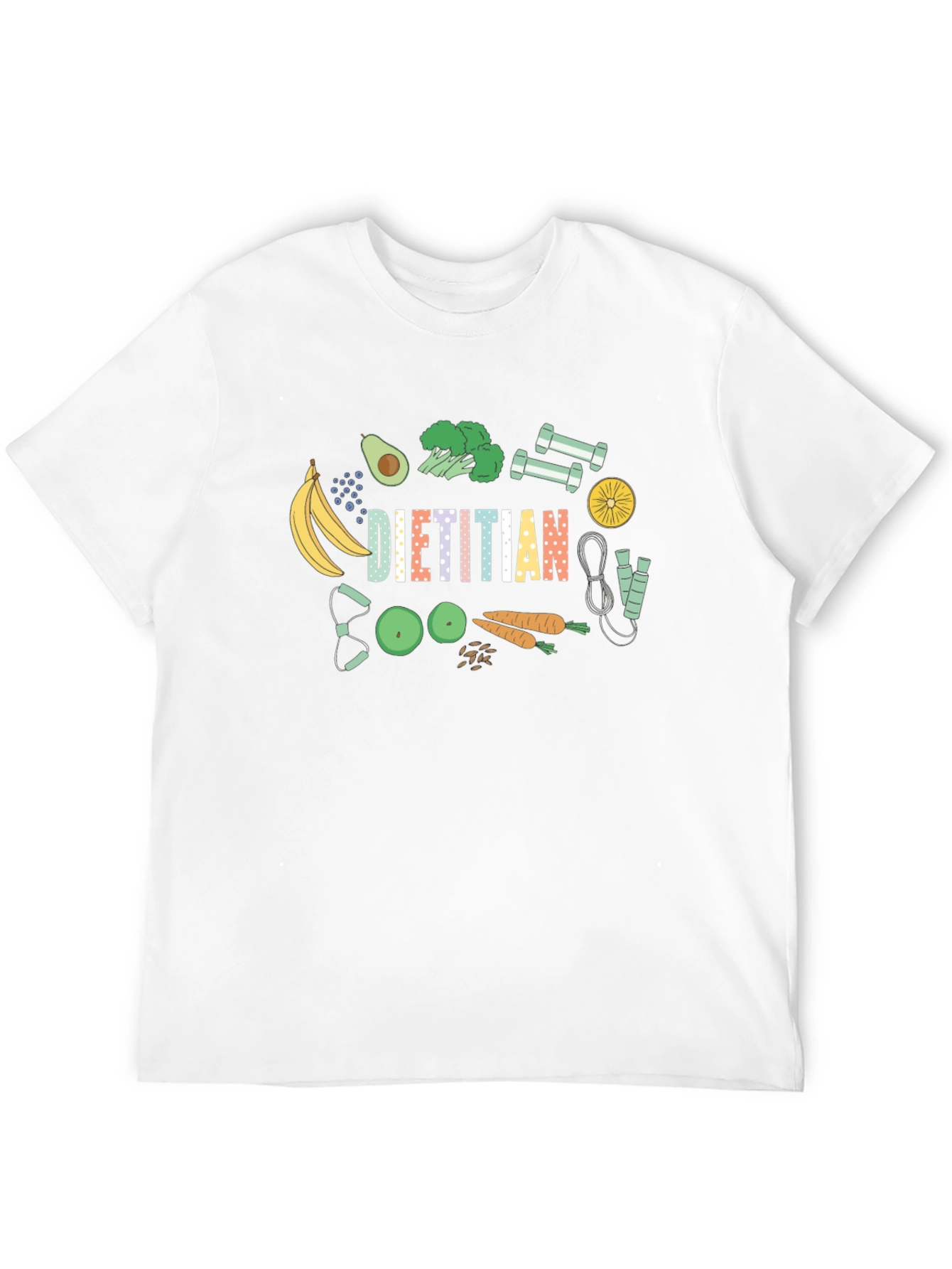 Dietitian Graphic Tee - Healthy Lifestyle T-Shirt