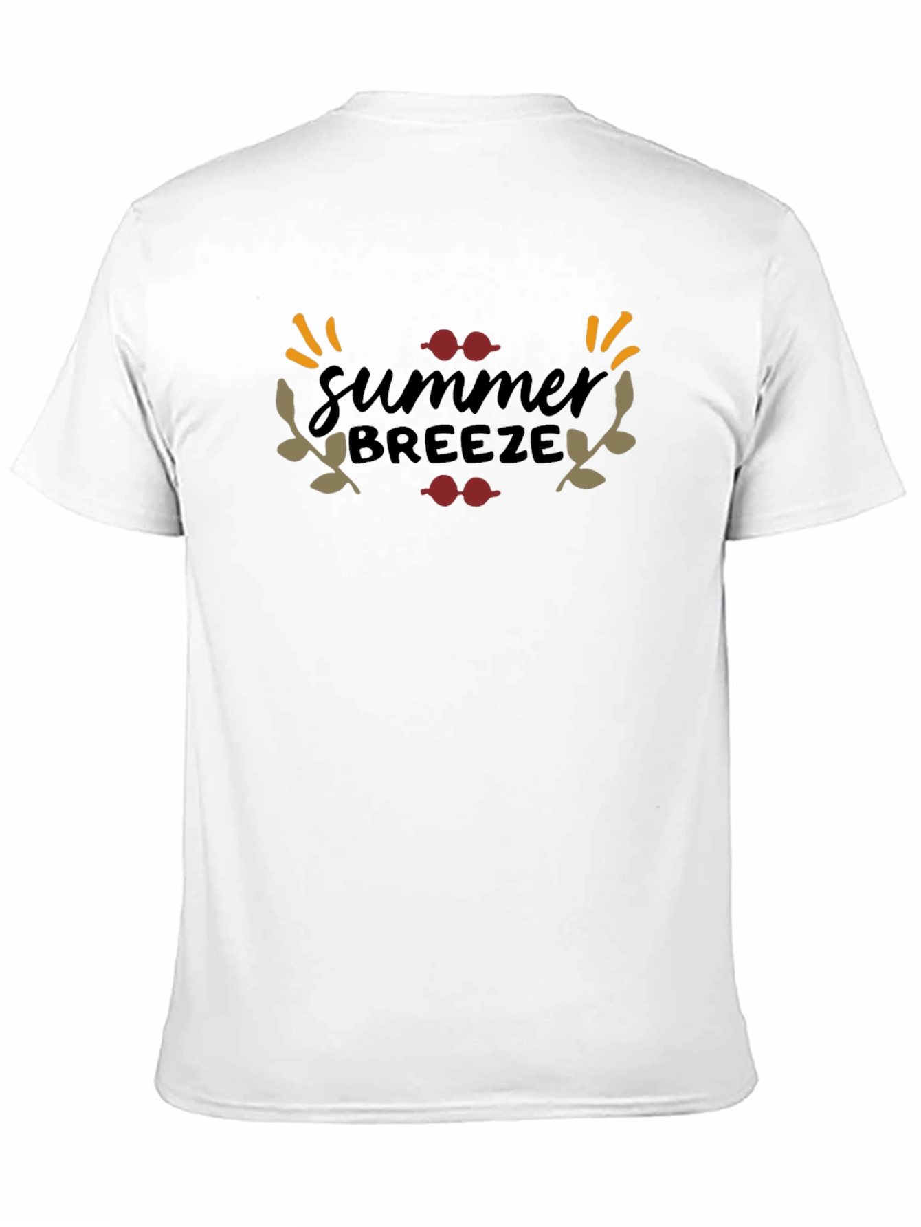 Summer Breeze Black Graphic Tee