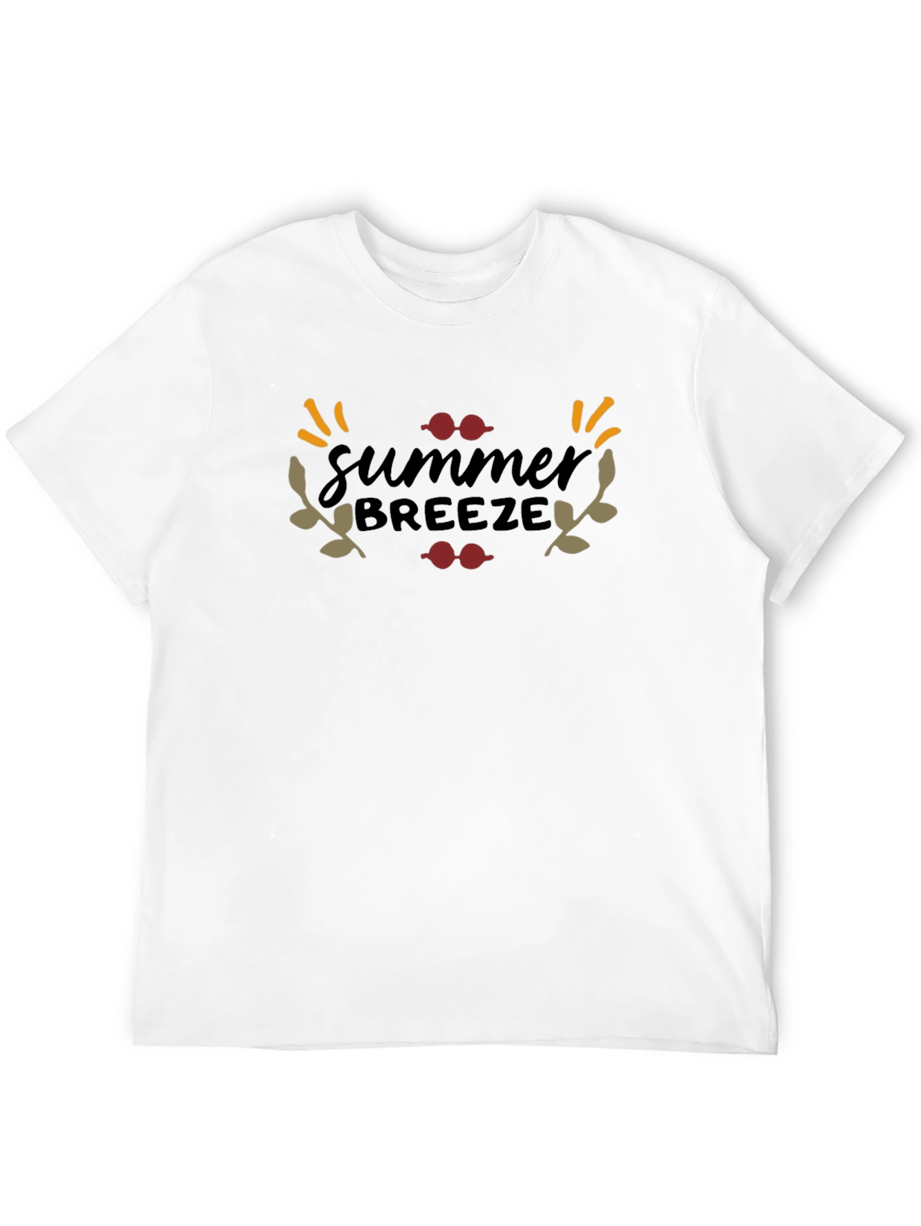 Summer Breeze Black Graphic Tee