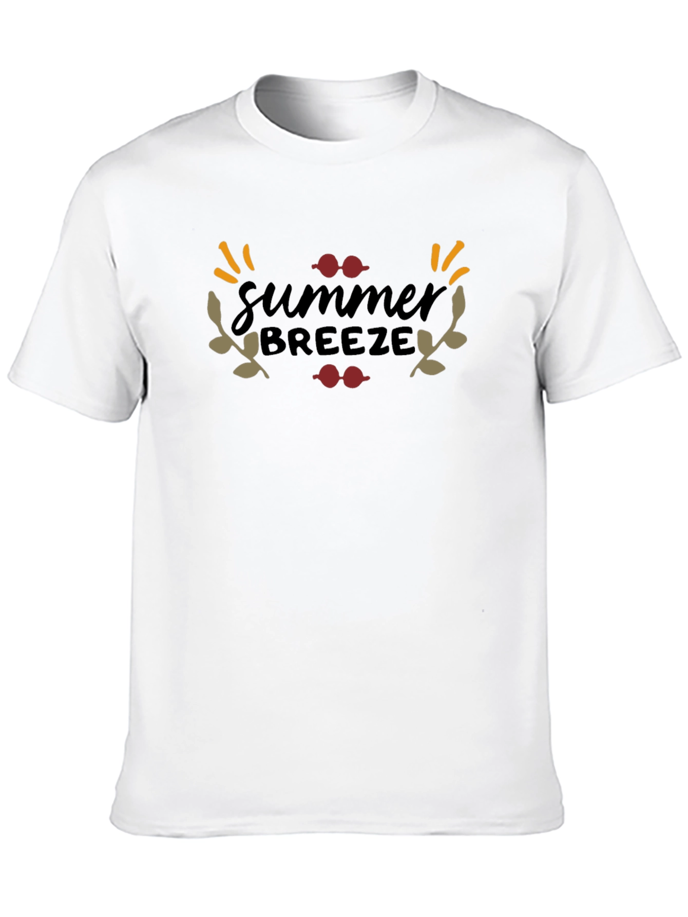 Summer Breeze Black Graphic Tee