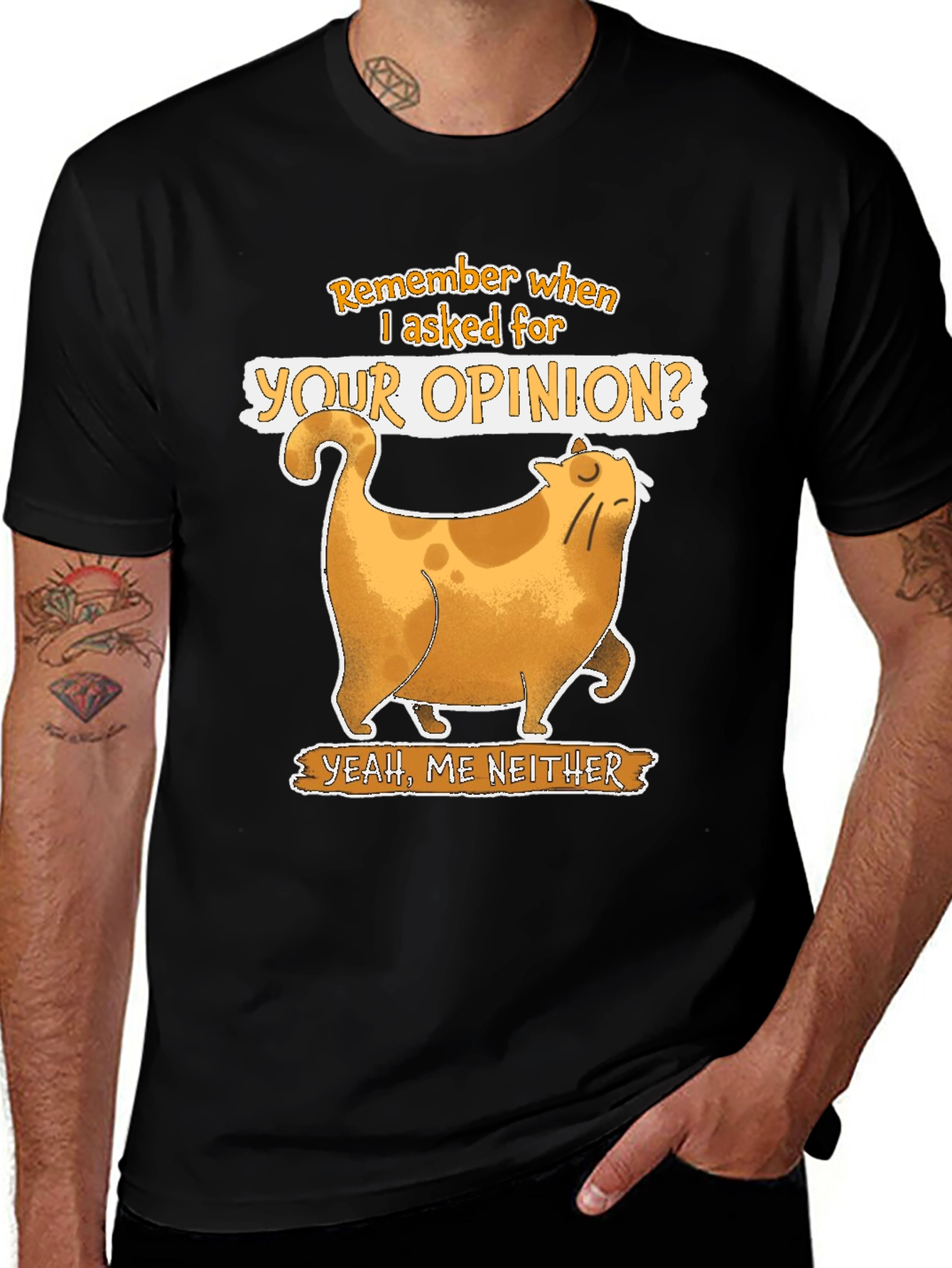 Sarcastic Cat T-Shirt - Remember When I Asked?