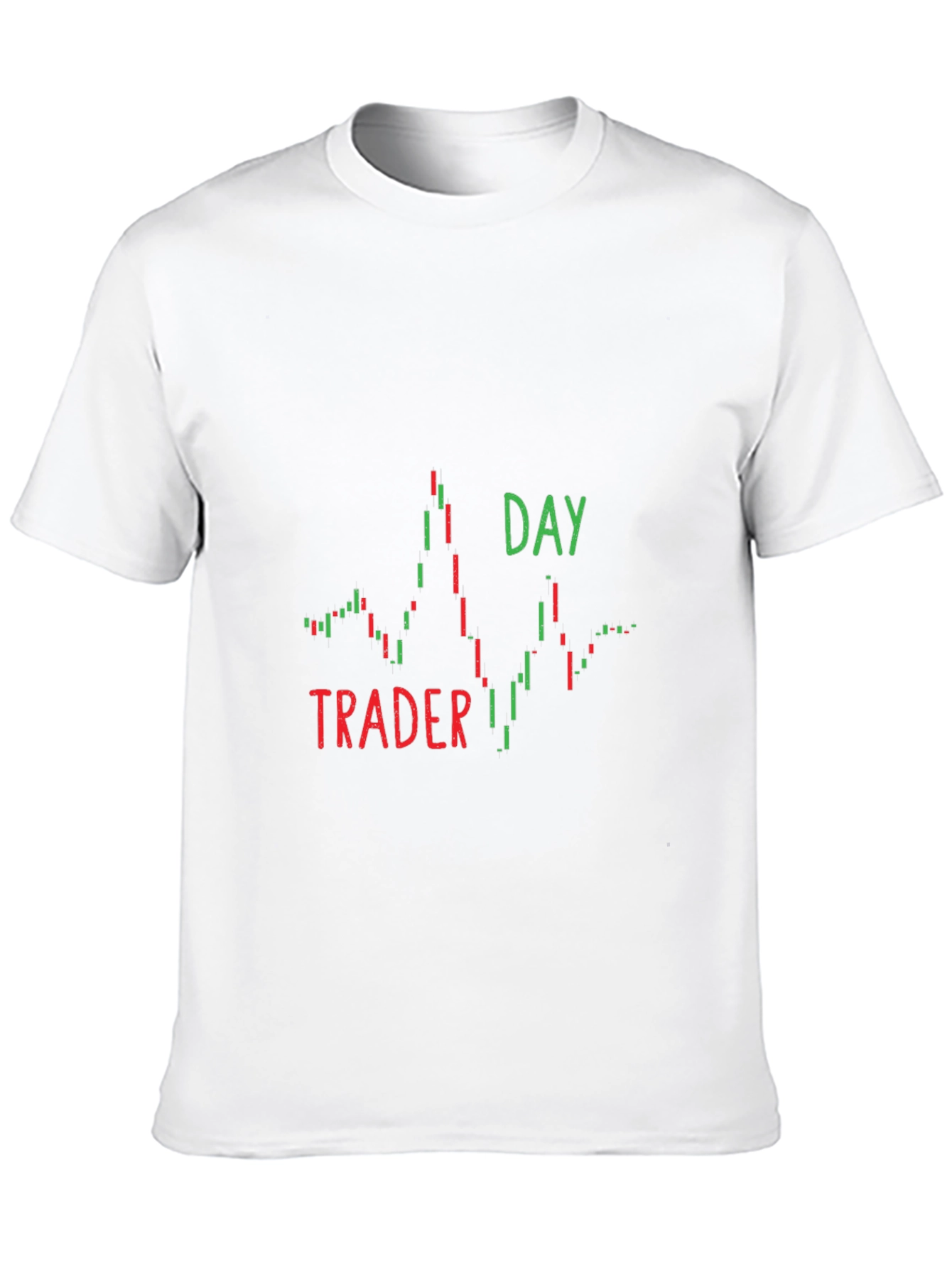 Day Trader Candlestick Chart Graphic T-Shirt