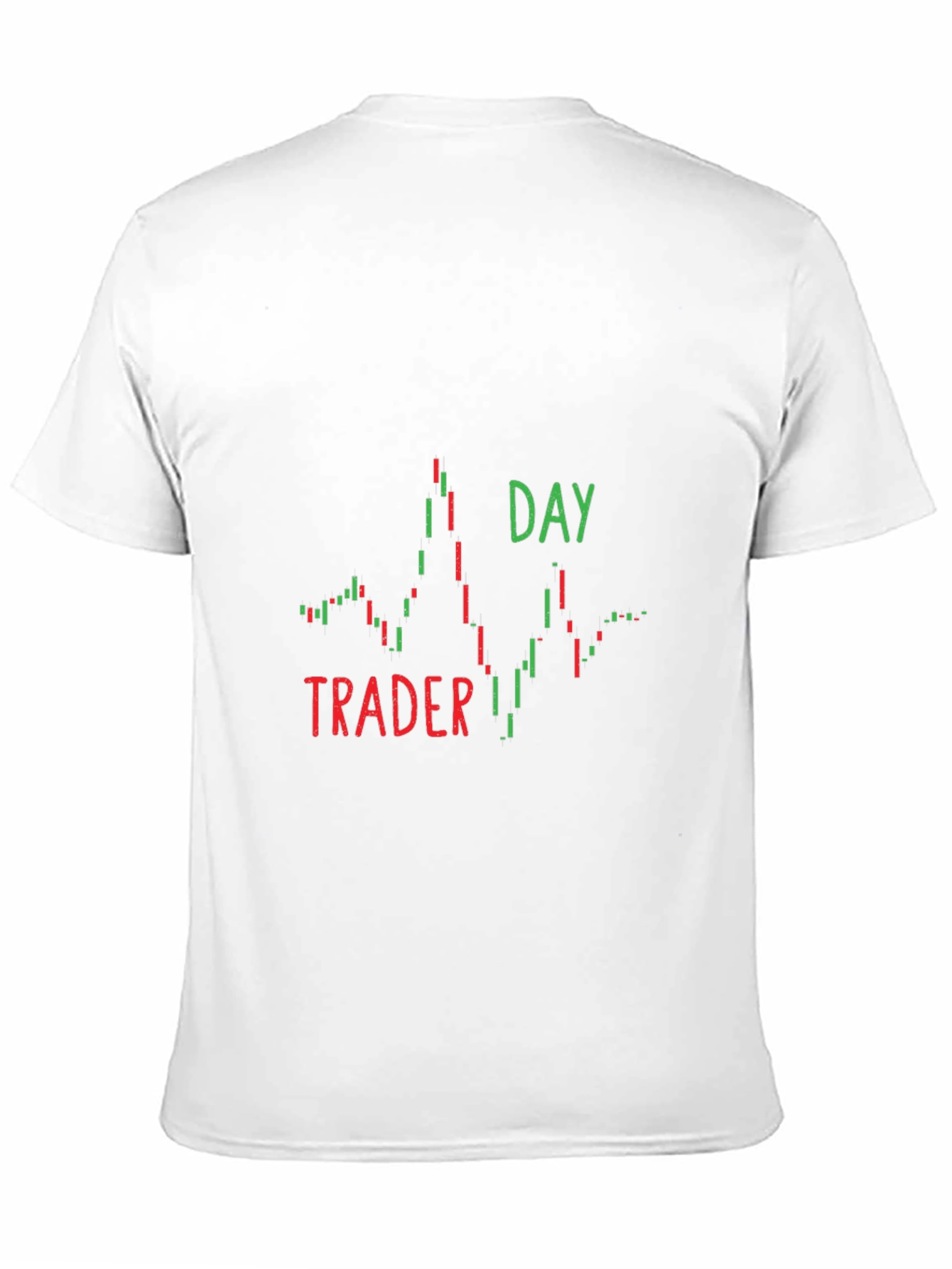 Day Trader Candlestick Chart Graphic T-Shirt
