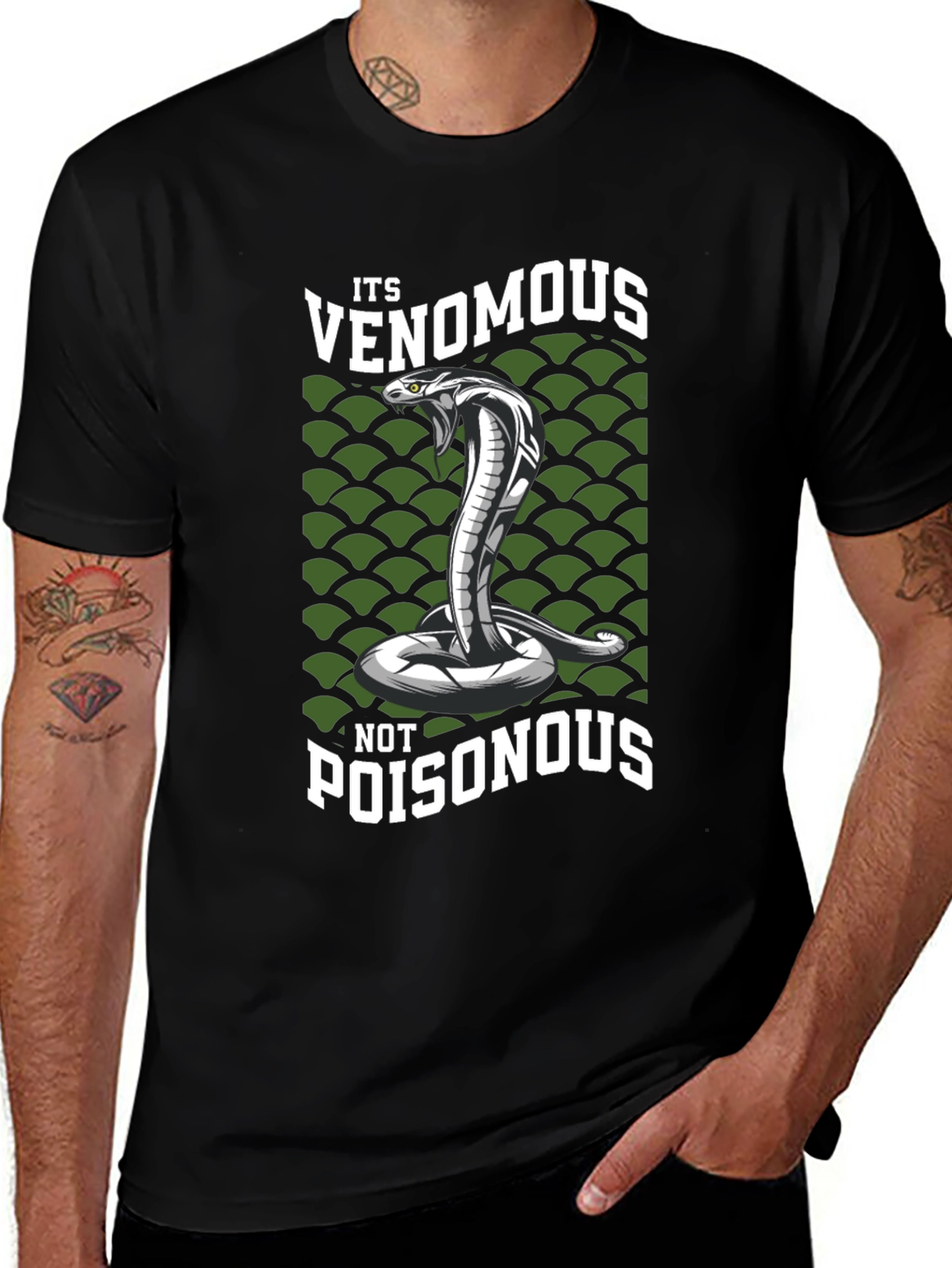 Venomous Snake T-Shirt - Cobra Graphic Tee
