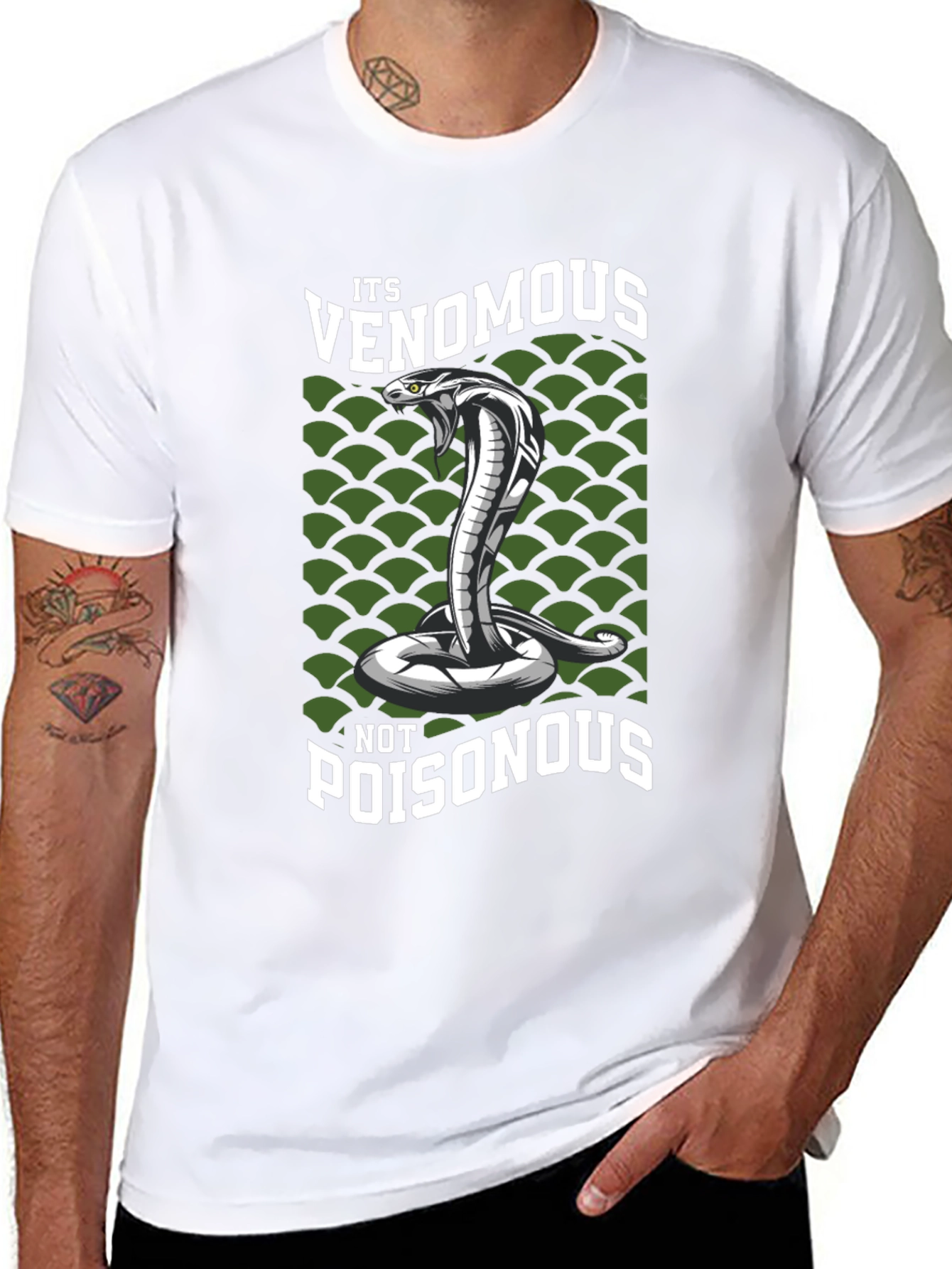 Venomous Snake T-Shirt - Cobra Graphic Tee