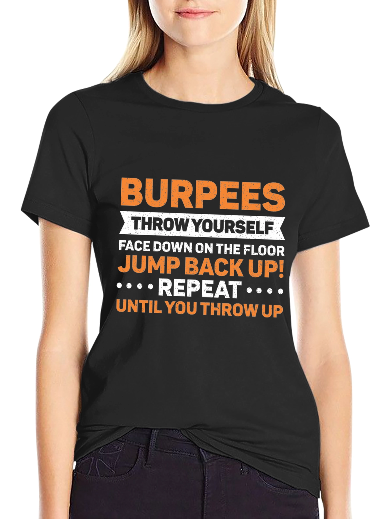 Burpees Workout Graphic T-Shirt
