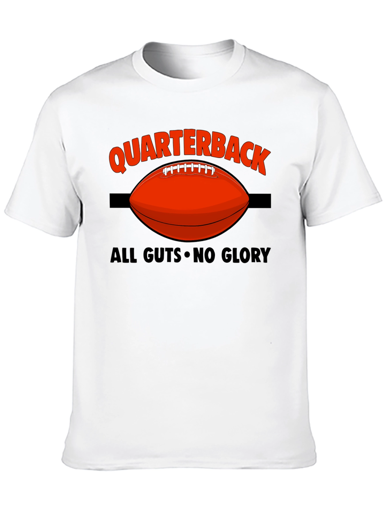 Quarterback All Guts No Glory Graphic T-Shirt