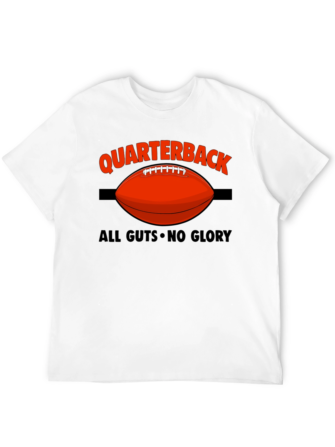 Quarterback All Guts No Glory Graphic T-Shirt