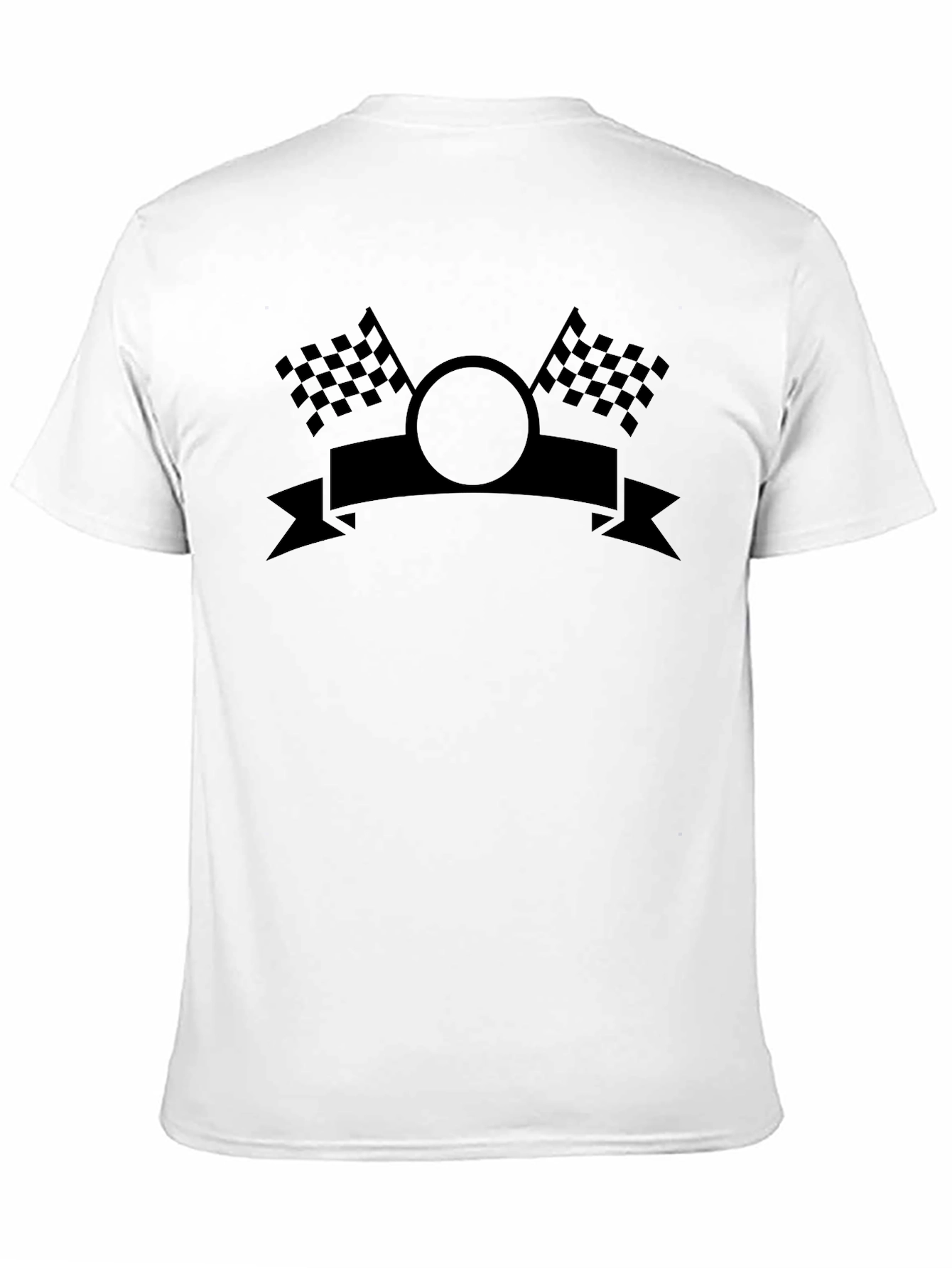 Race Day Graphic Tee - Checkered Flags