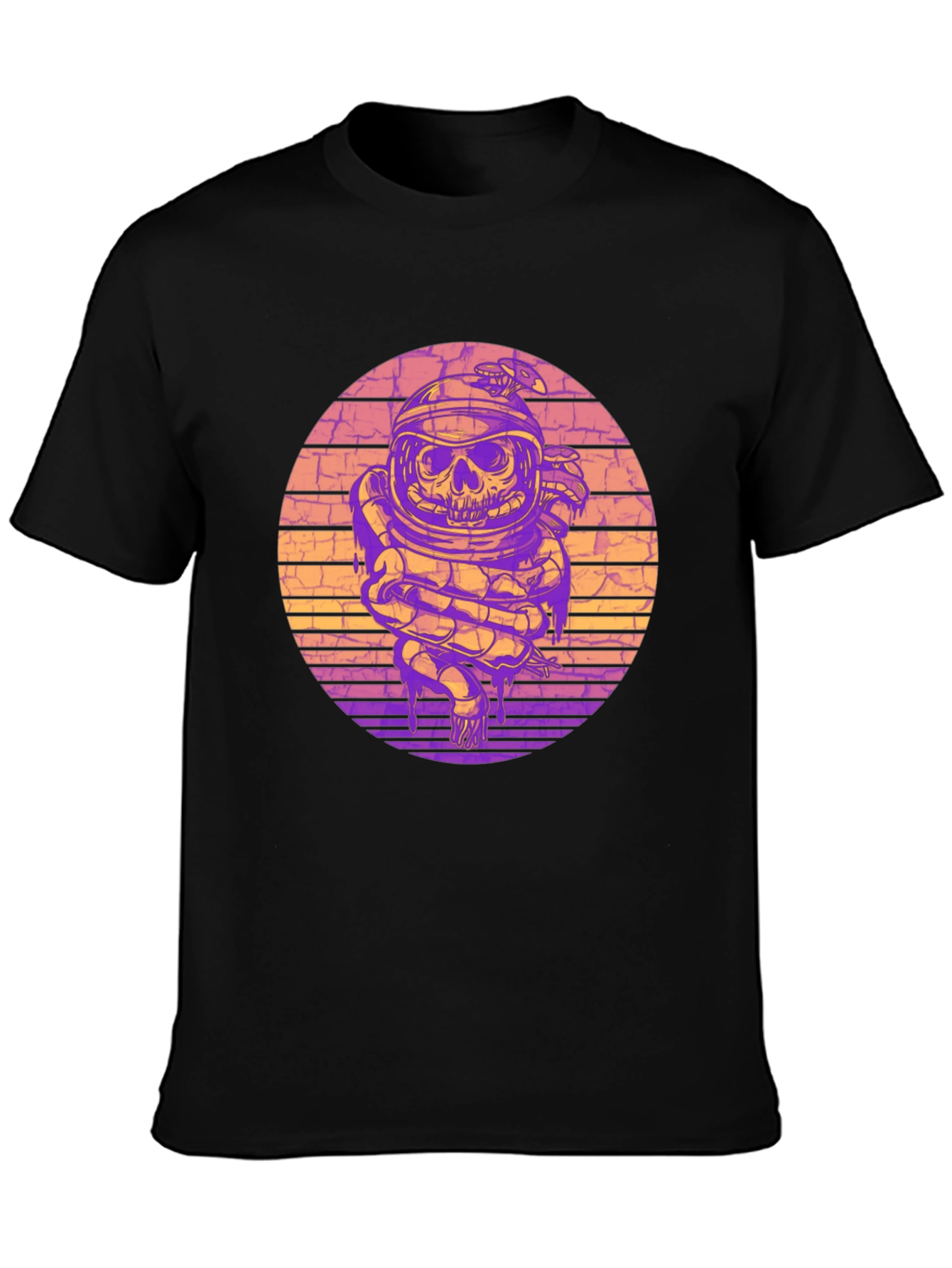 Astronaut Skull Snake Graphic Tee