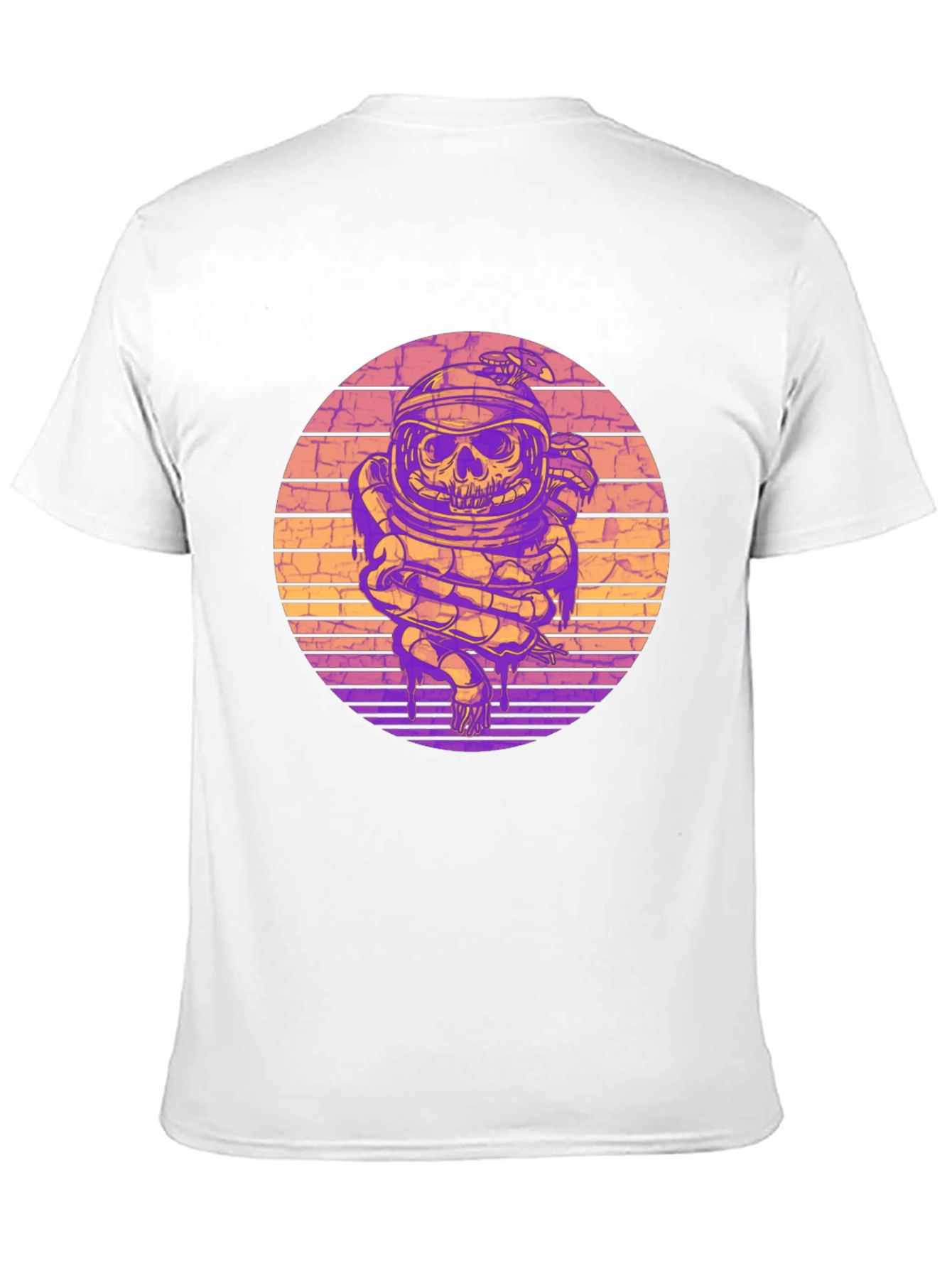 Astronaut Skull Snake Graphic Tee
