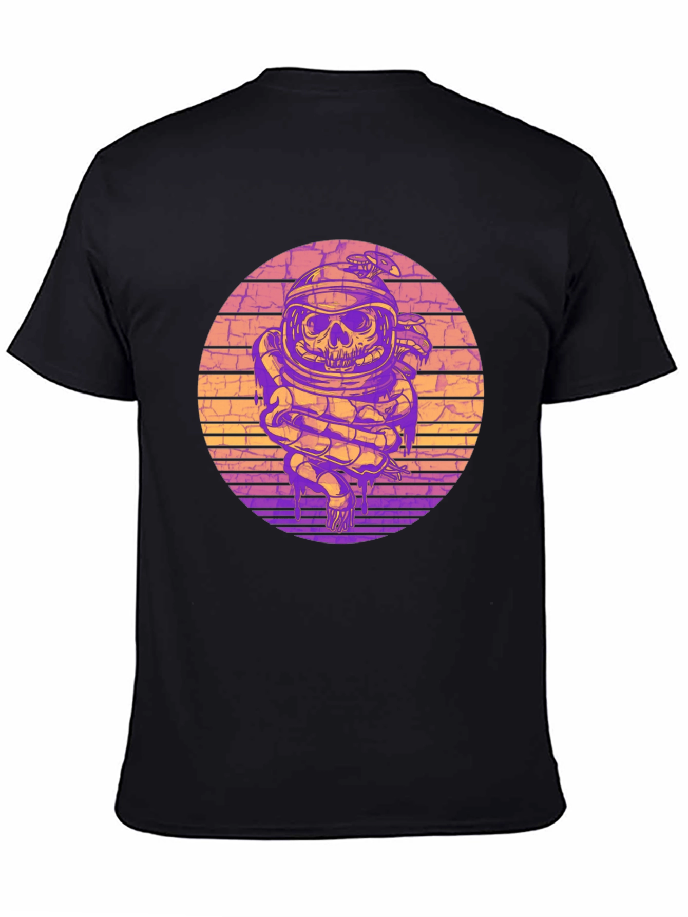 Astronaut Skull Snake Graphic Tee
