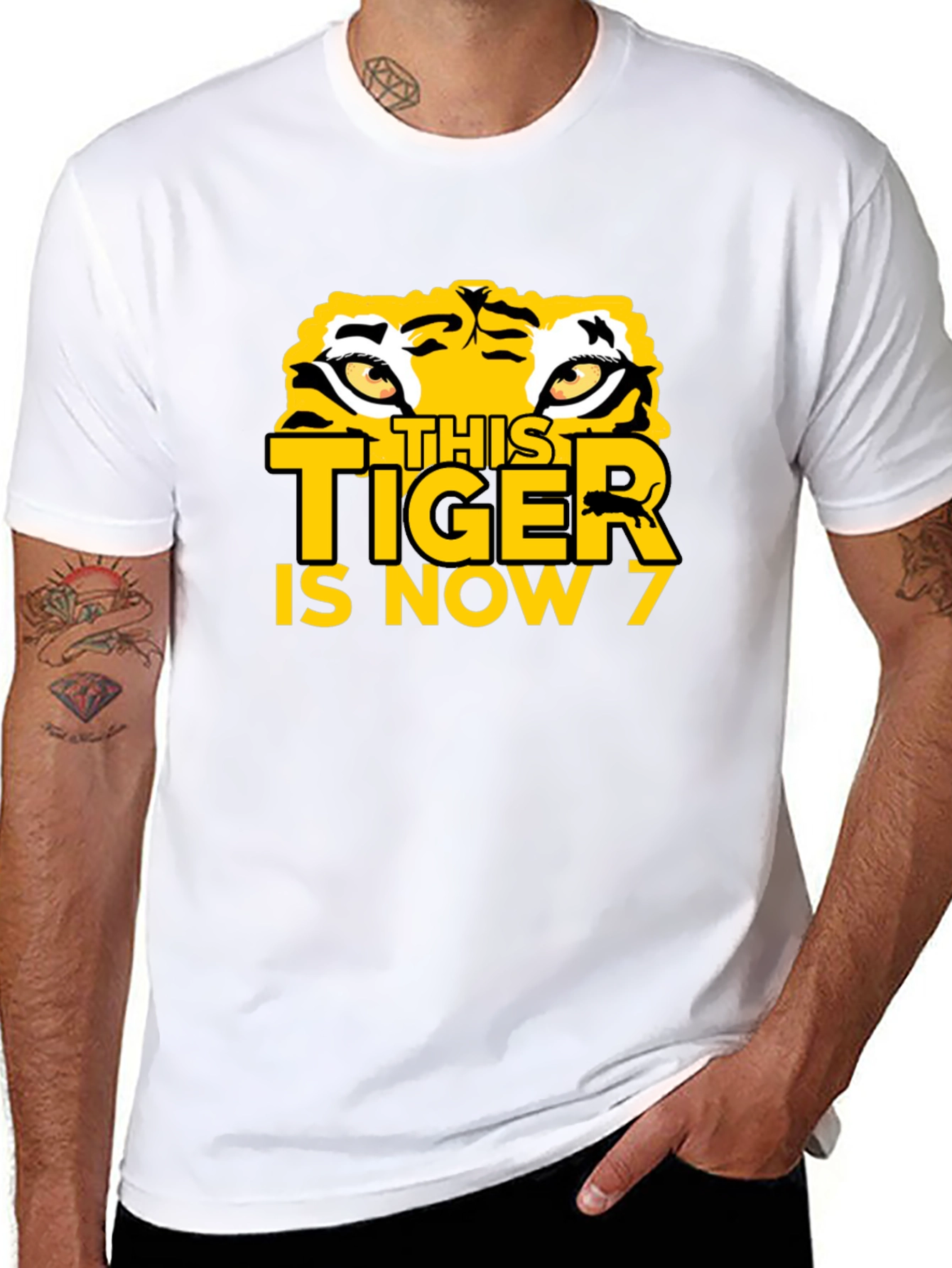This Tiger is Now 7 Birthday T-Shirt