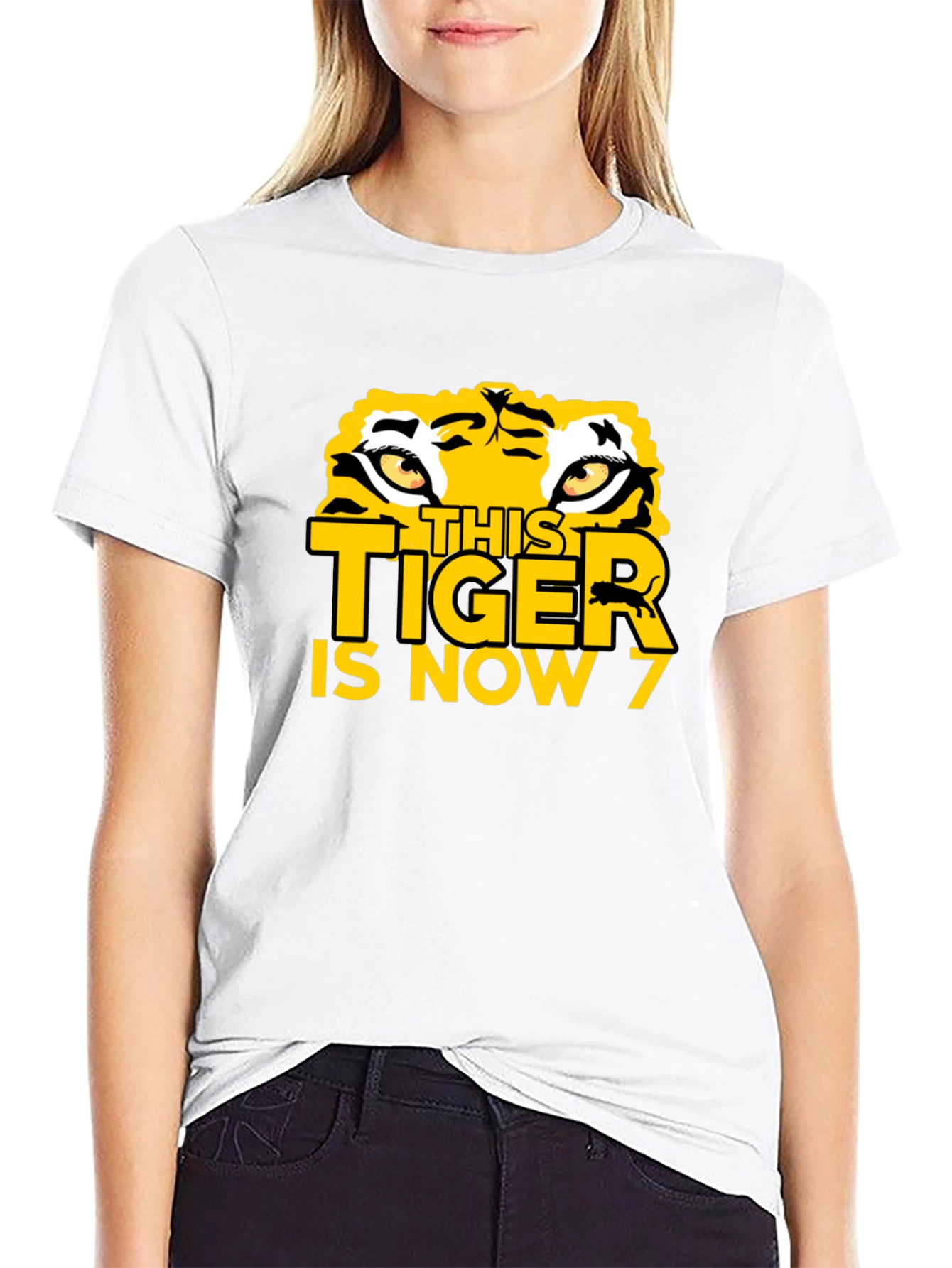 This Tiger is Now 7 Birthday T-Shirt
