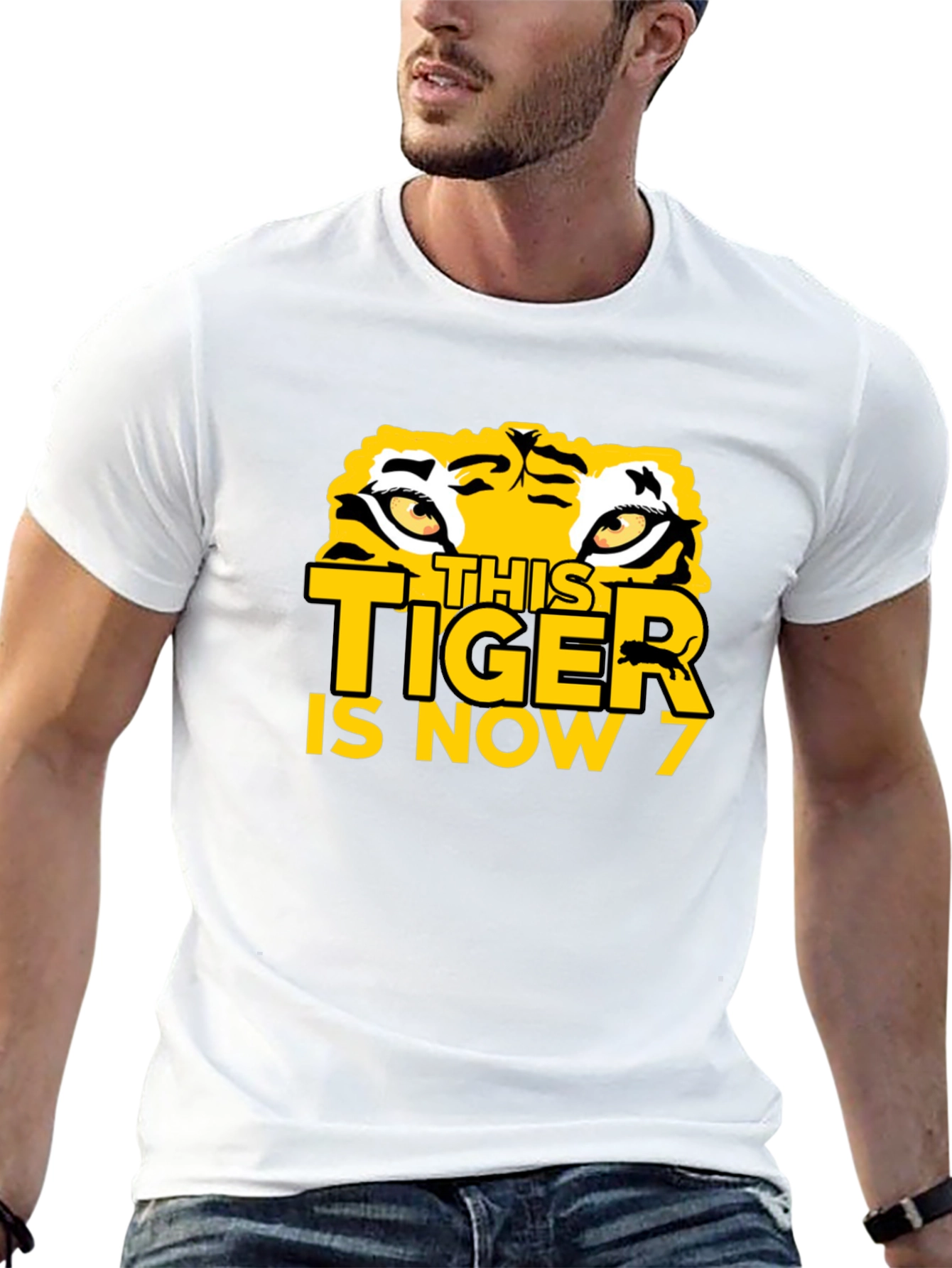 This Tiger is Now 7 Birthday T-Shirt