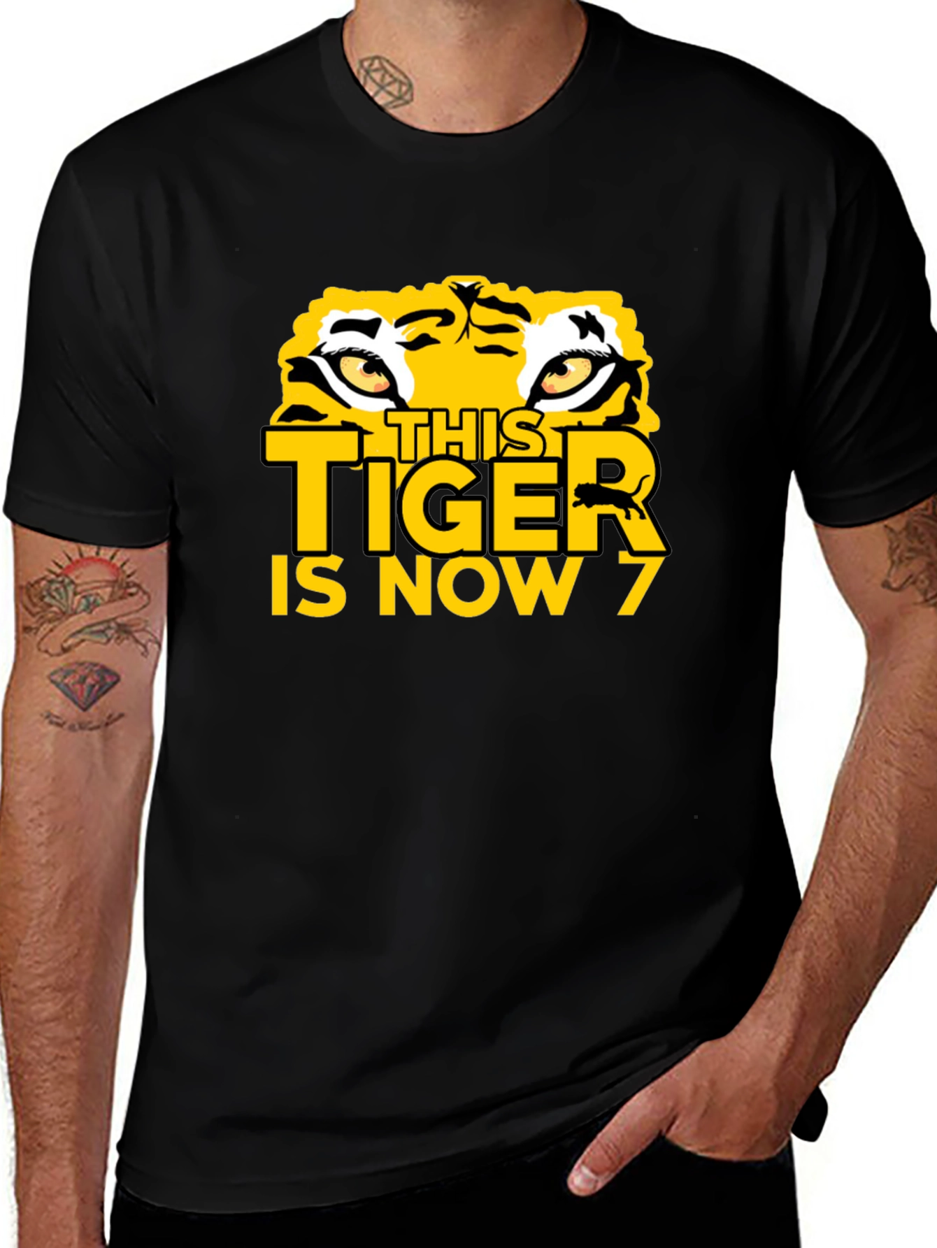 This Tiger is Now 7 Birthday T-Shirt