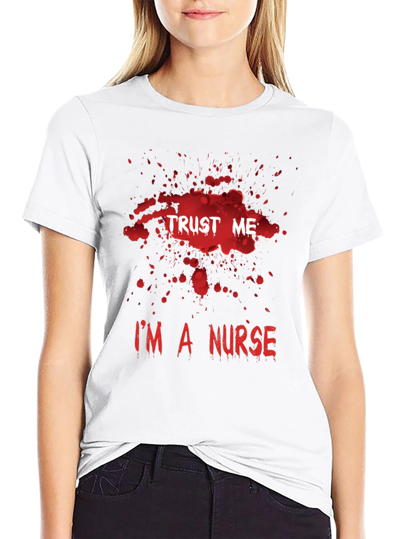 Trust Me Im a Nurse T-Shirt Halloween Medical