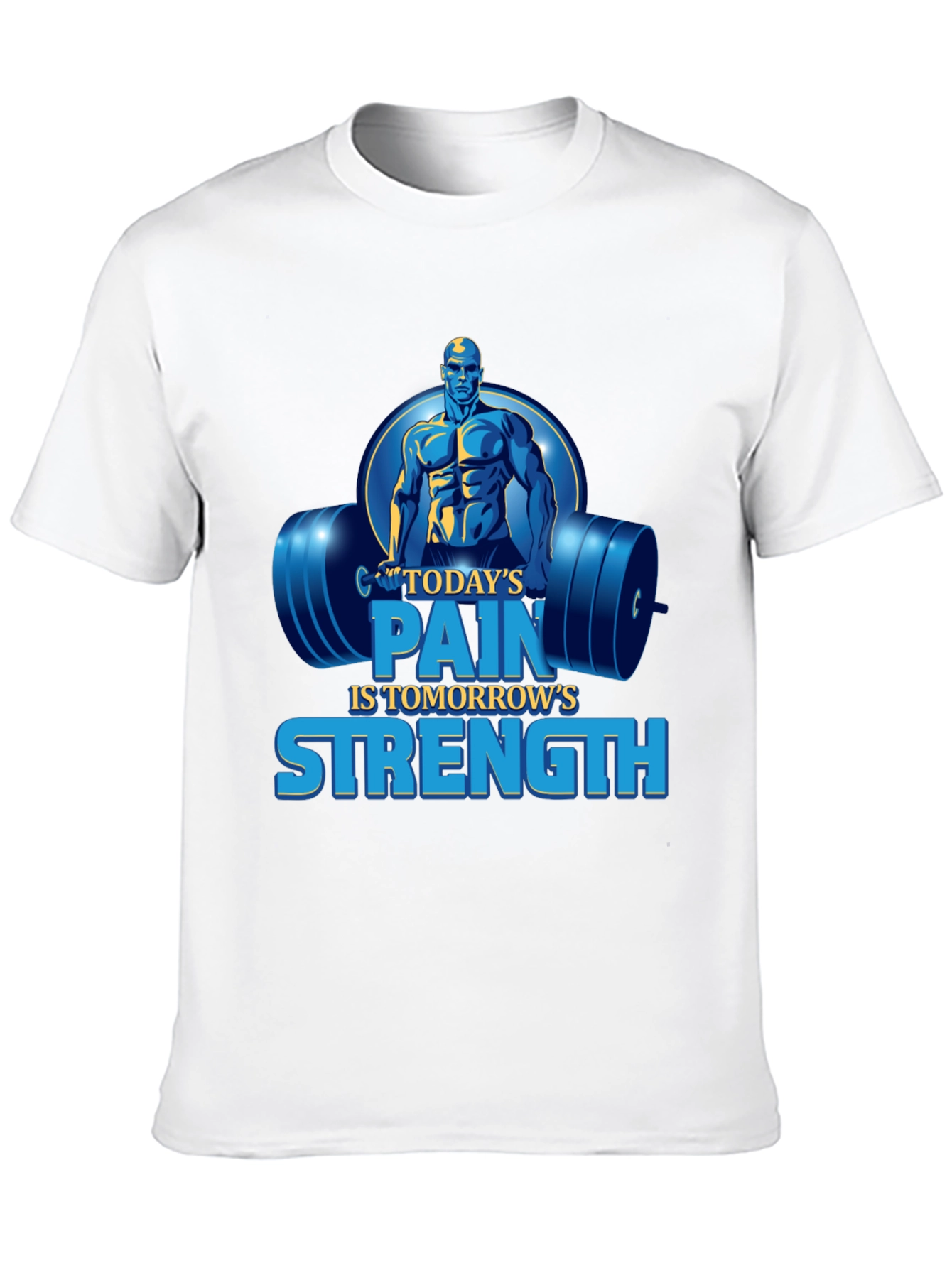 Motivational Gym T-Shirt - Todays Pain Tomorrows Strength
