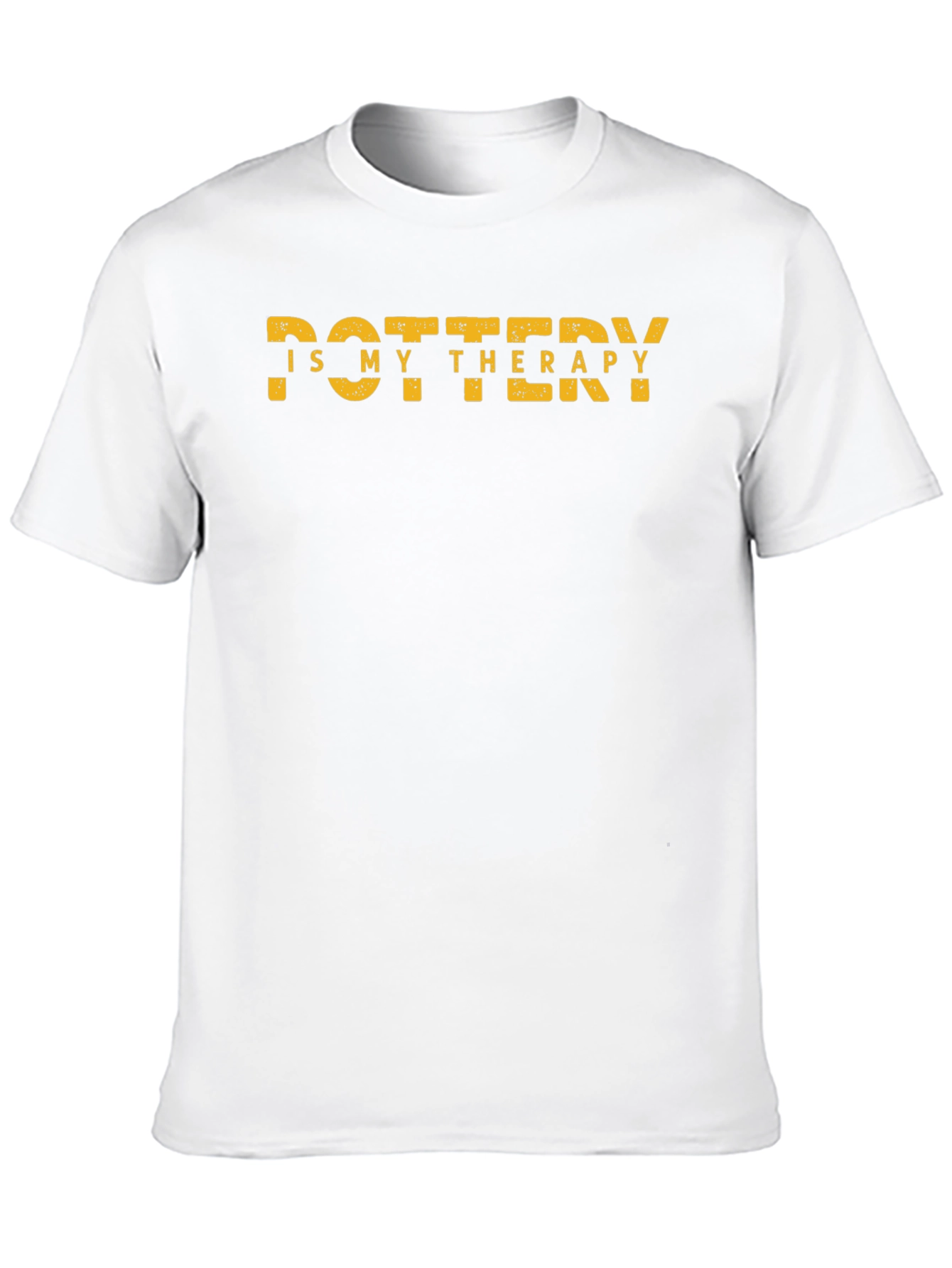 Pottery Is My Therapy Black T-Shirt
