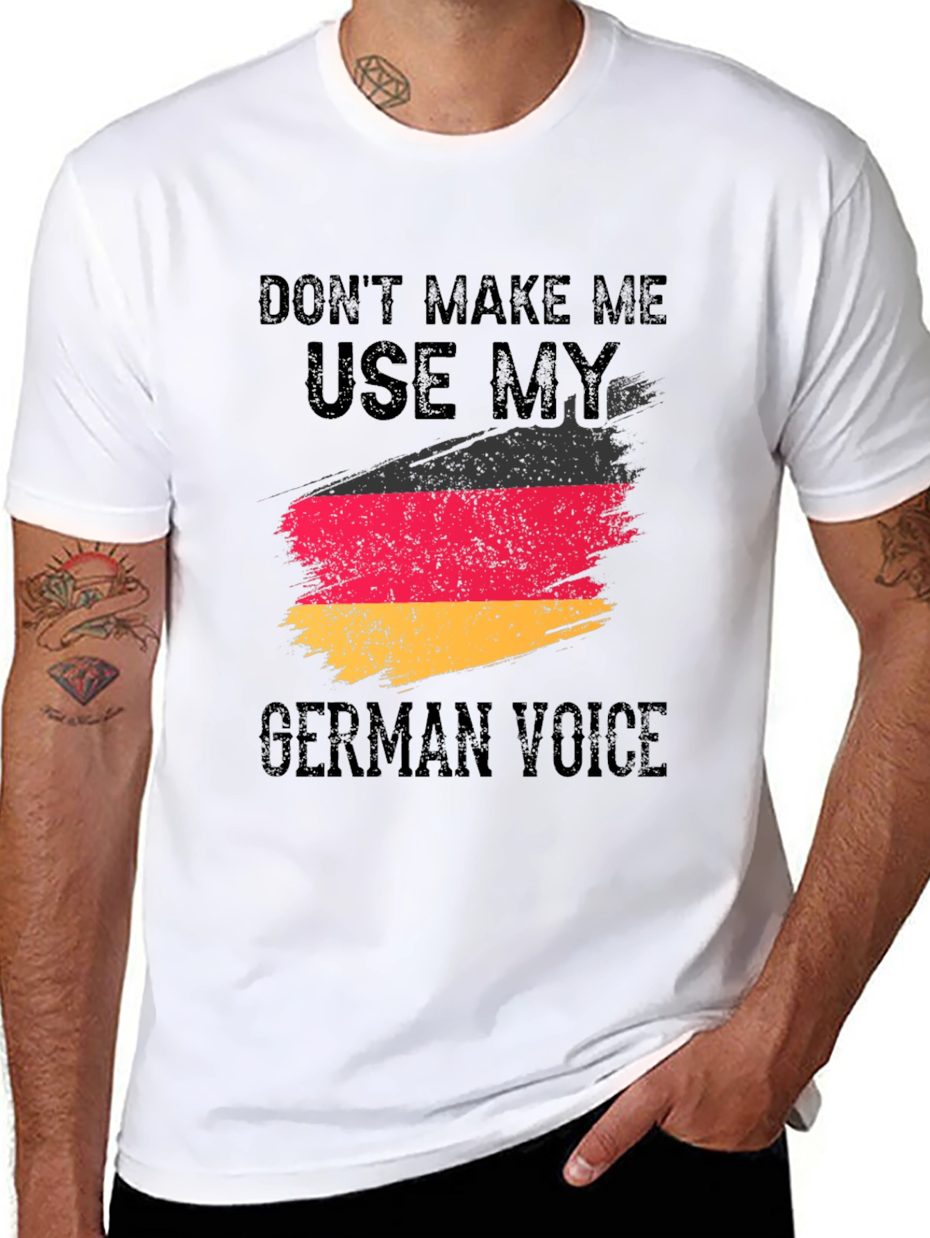 German Voice T-Shirt - Funny Deutschland Pride Tee