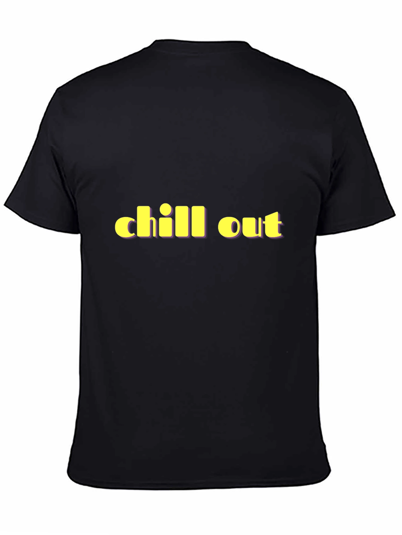 Chill Out Black T-Shirt