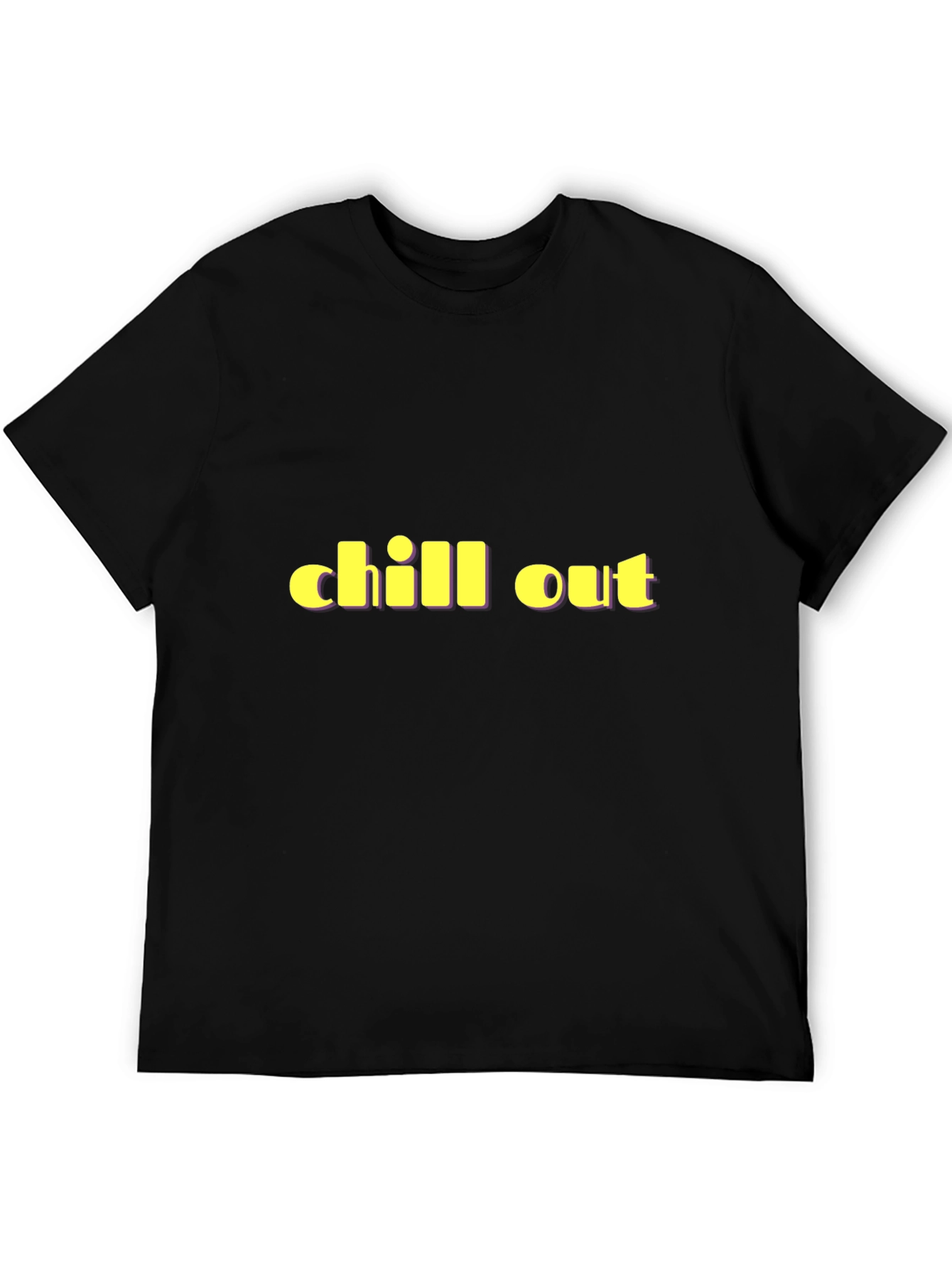 Chill Out Black T-Shirt