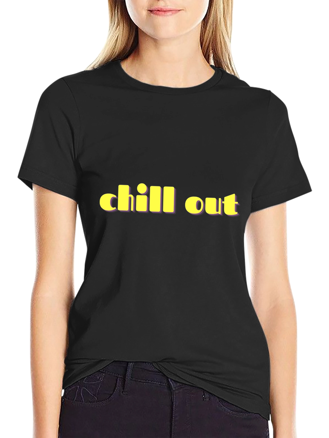 Chill Out Black T-Shirt