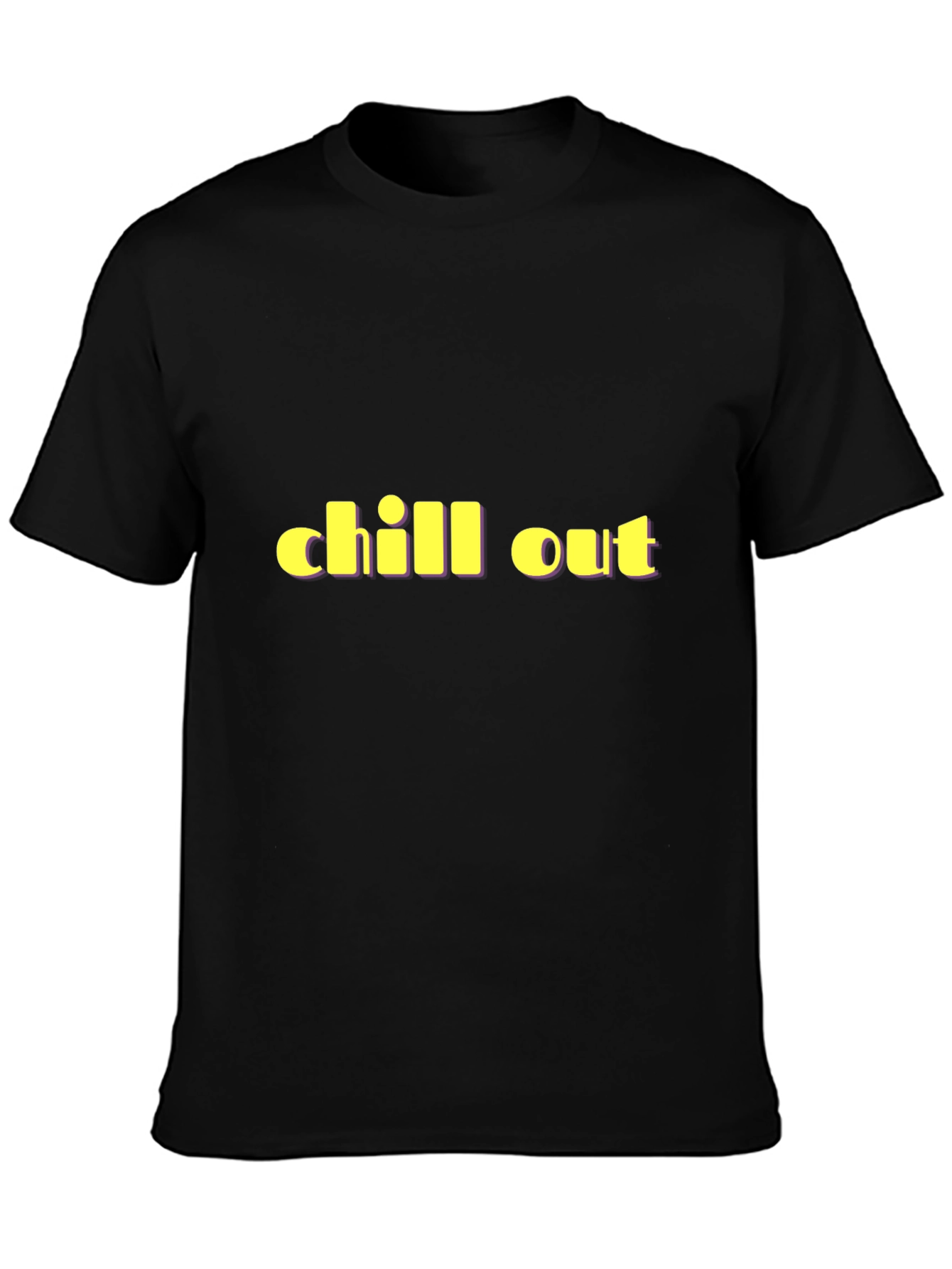 Chill Out Black T-Shirt