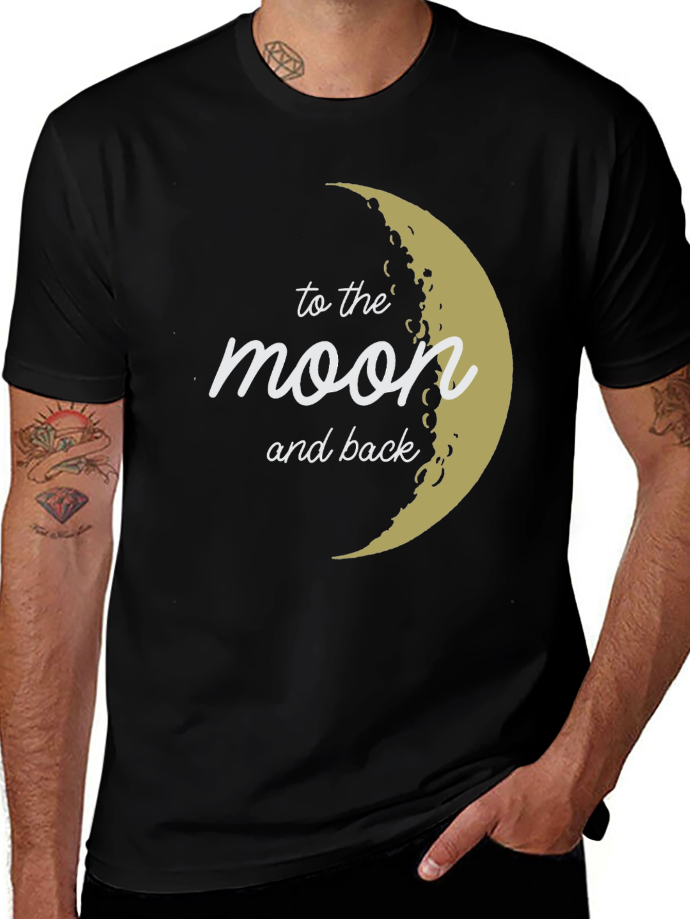 To The Moon and Back Graphic T-Shirt