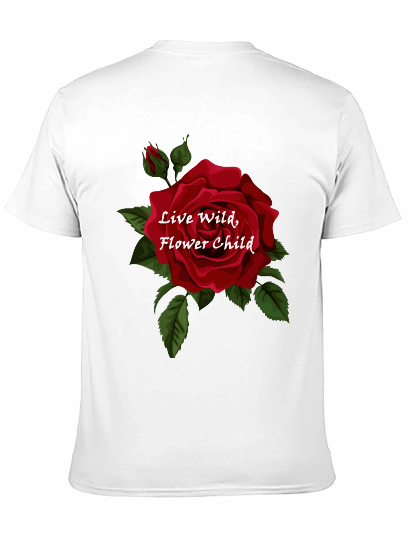 Live Wild Flower Child Graphic Tee - Black